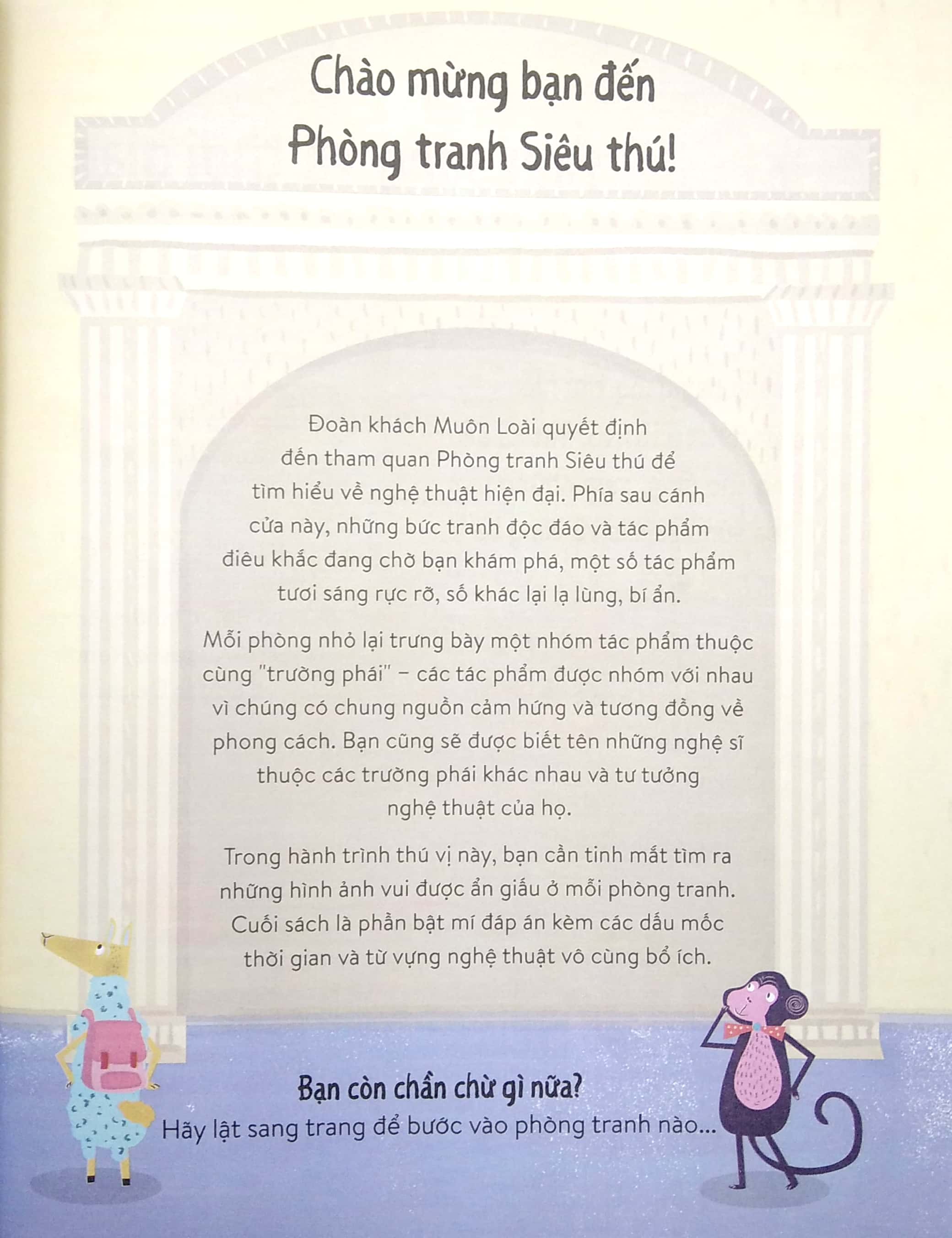 tủ sách nghệ thuật thiếu nhi: một ngày kỳ lạ ở phòng tranh