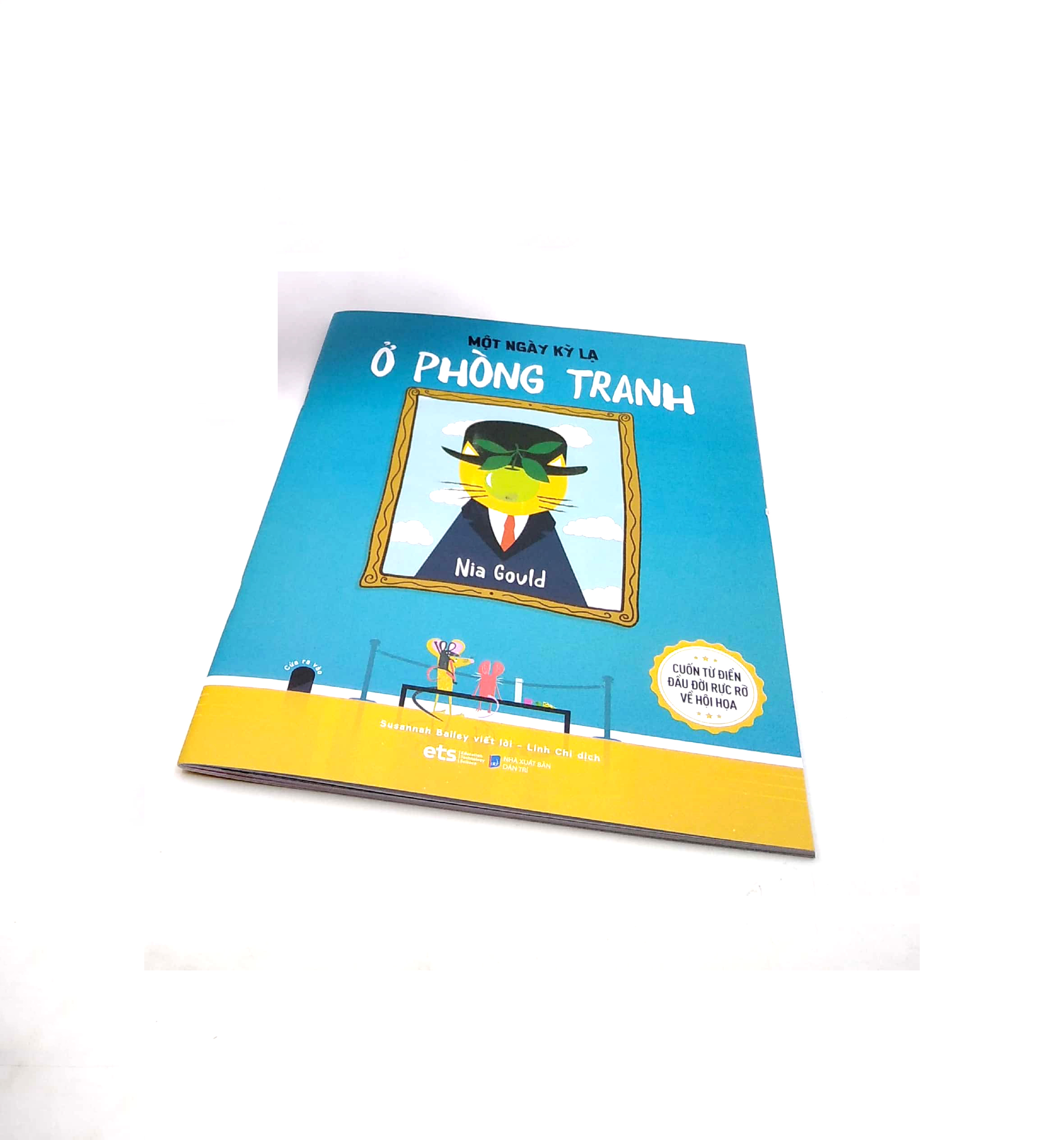 tủ sách nghệ thuật thiếu nhi: một ngày kỳ lạ ở phòng tranh