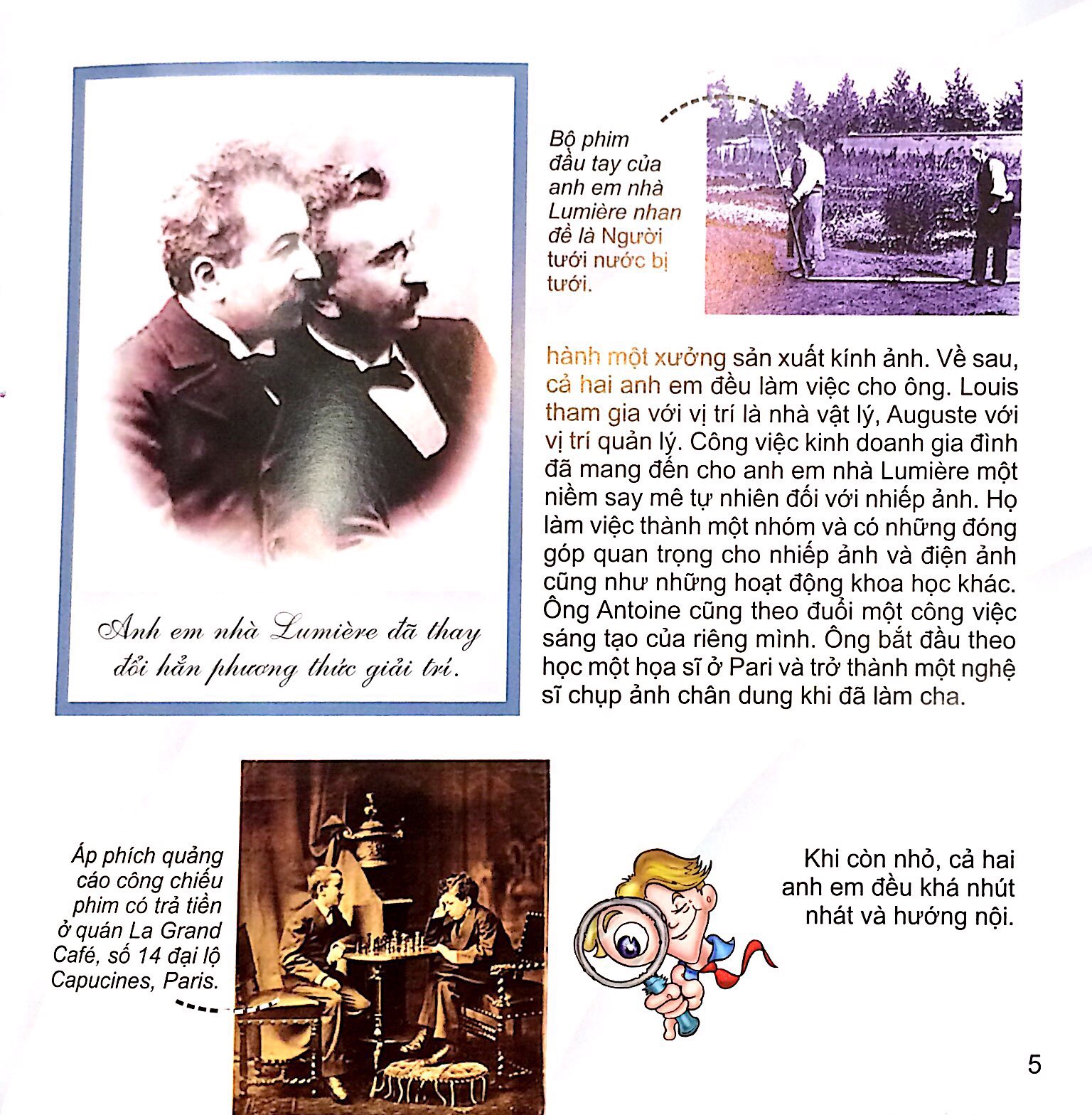 tủ sách nhà khoa học vĩ đại - anh em nhà lumière