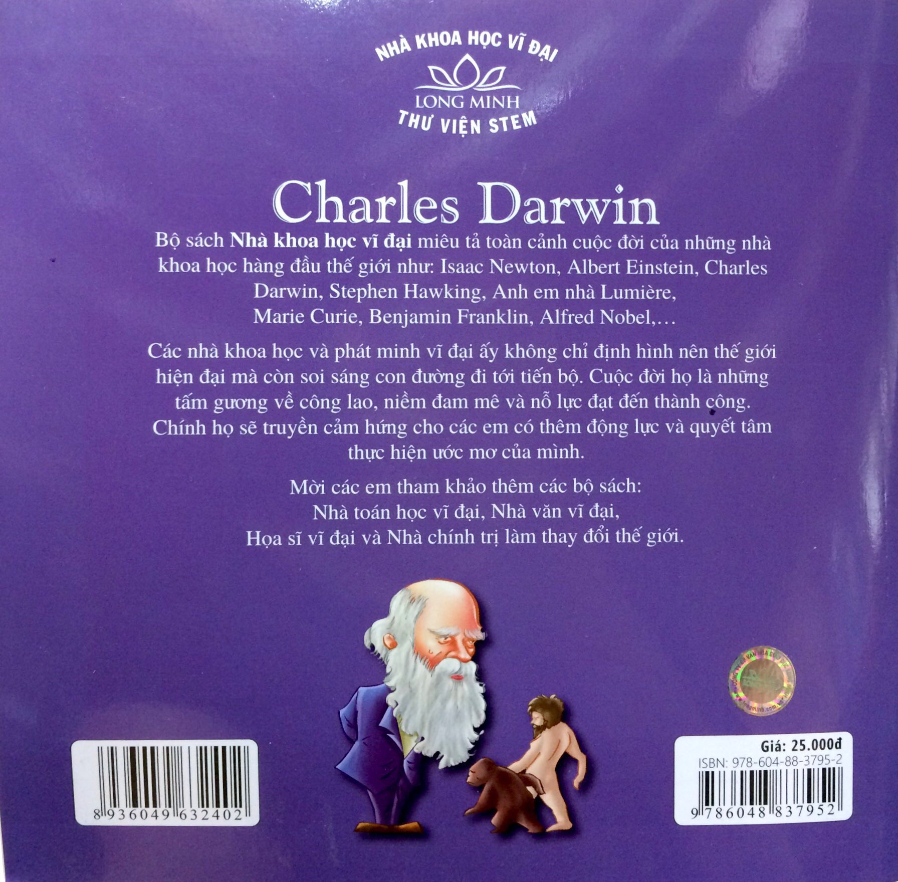 tủ sách nhà khoa học vĩ đại - charles darwin