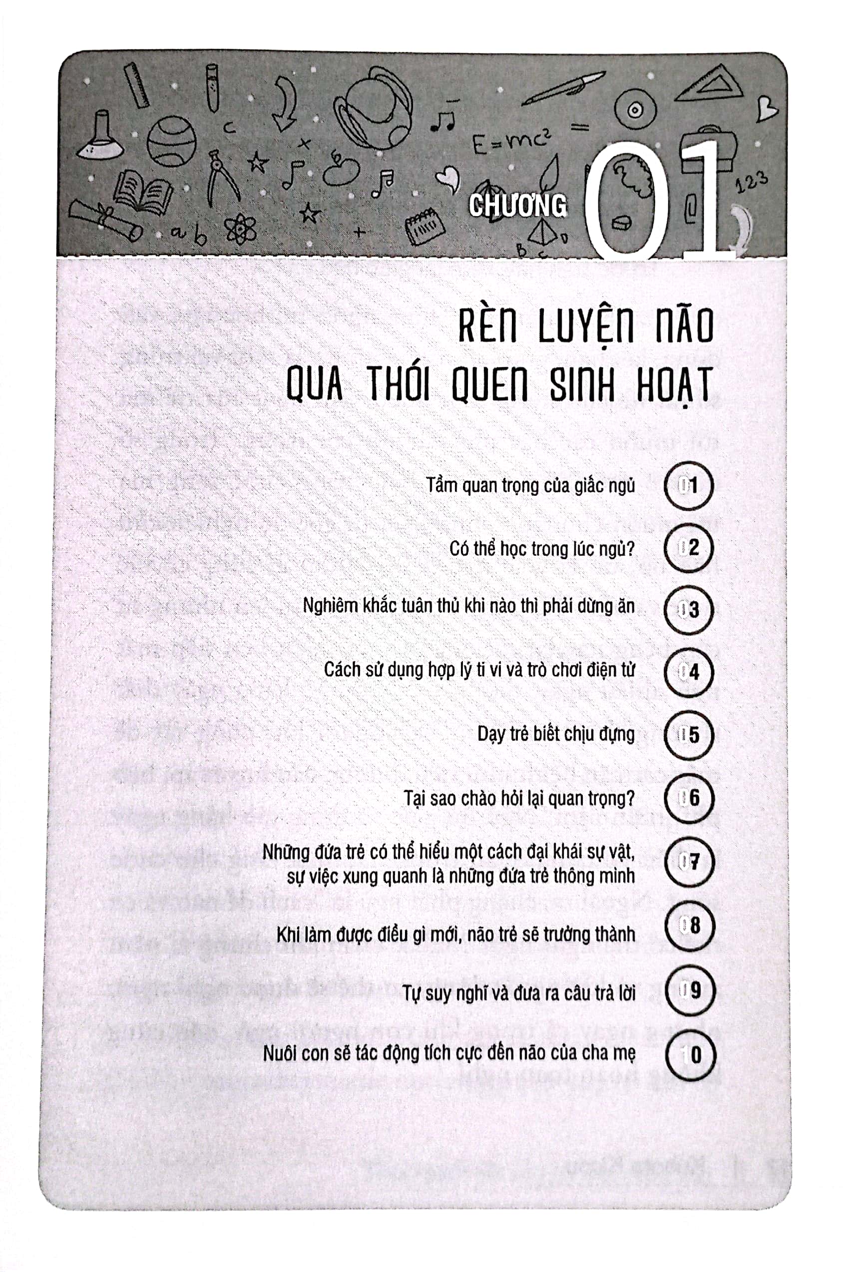 tủ sách nhật dành cho phụ huynh việt - thói quen tốt rèn trí não siêu việt