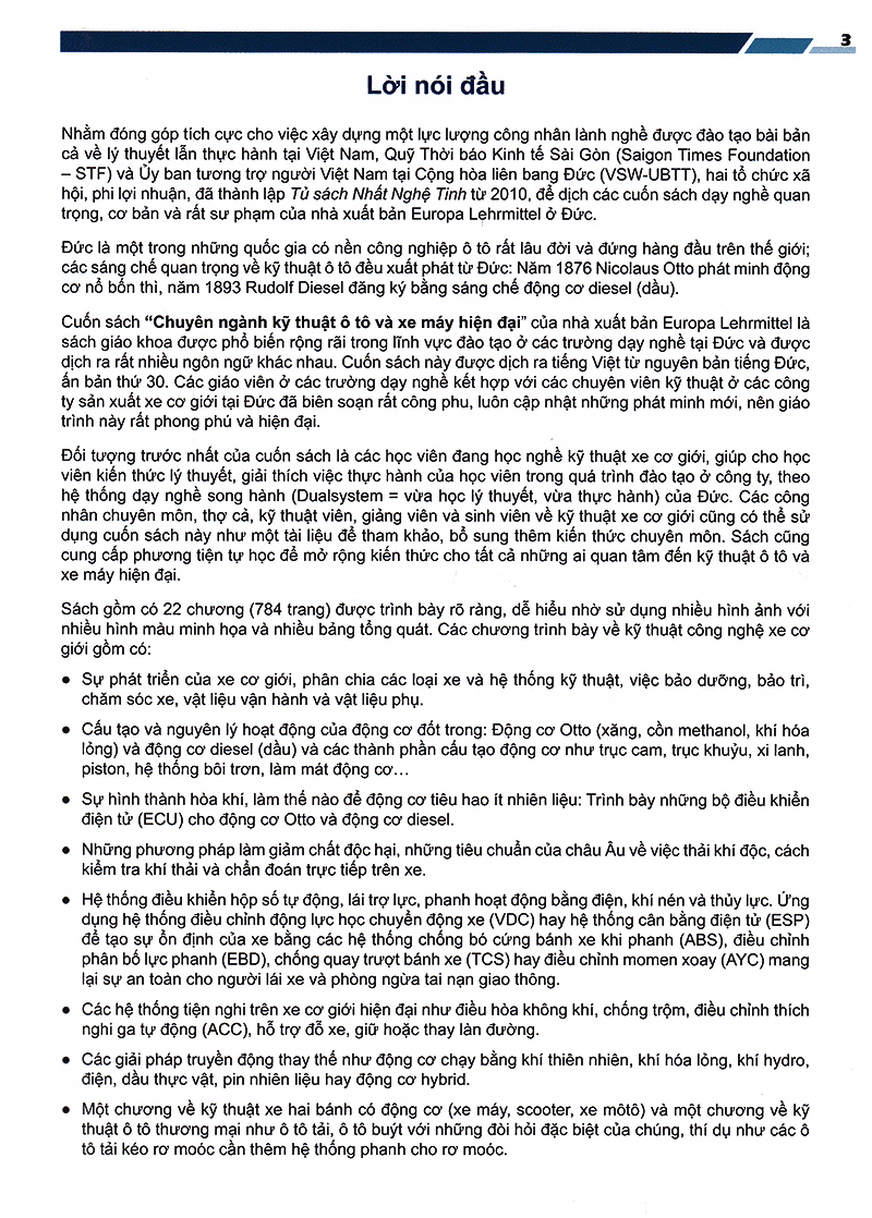 tủ sách nhất nghệ tinh - chuyên ngành kỹ thuật ô tô và xe máy hiện đại (tái bản 2020)