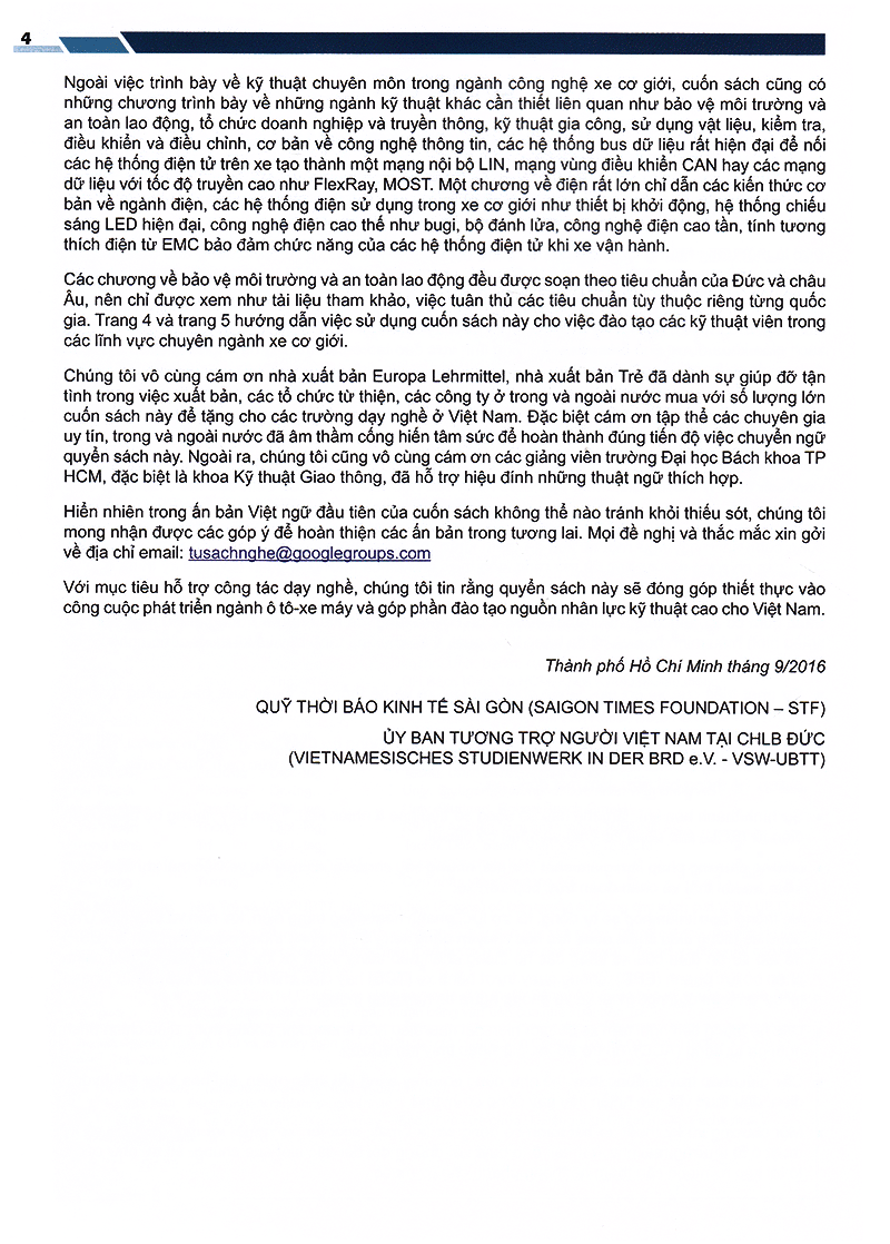 tủ sách nhất nghệ tinh - chuyên ngành kỹ thuật ô tô và xe máy hiện đại (tái bản 2020)