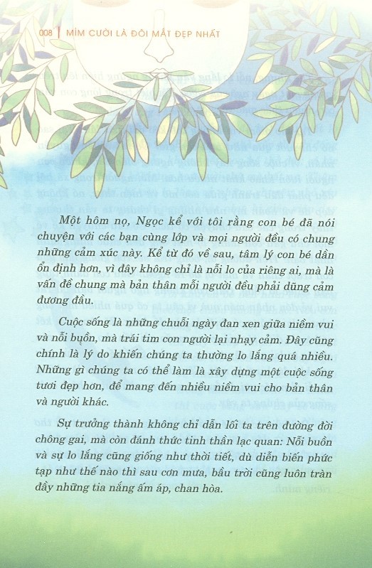 tủ sách nuôi dưỡng cảm xúc - mỉm cười là đôi mắt đẹp nhất