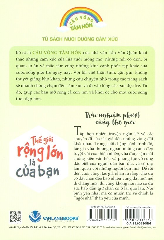 tủ sách nuôi dưỡng cảm xúc - thế giới rộng lớn là của bạn