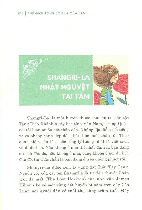 tủ sách nuôi dưỡng cảm xúc - thế giới rộng lớn là của bạn