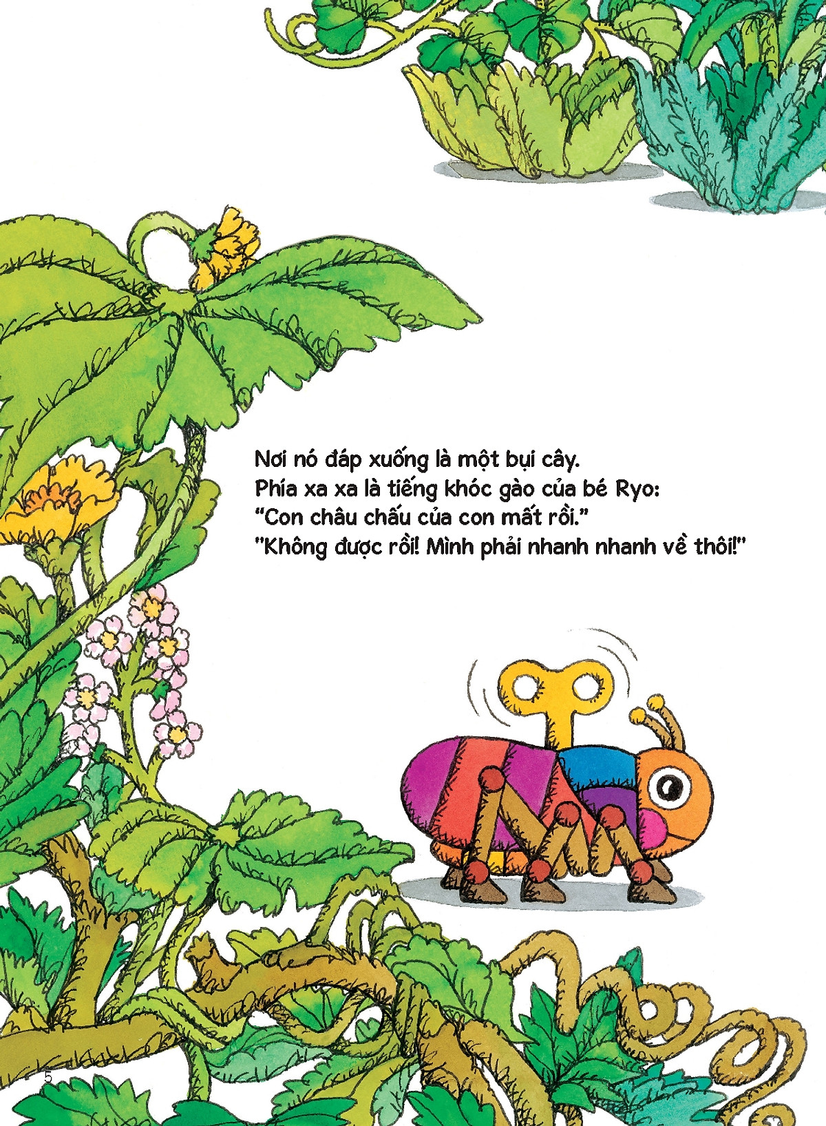 tủ sách nuôi dưỡng tâm hồn - con châu chấu đồ chơi