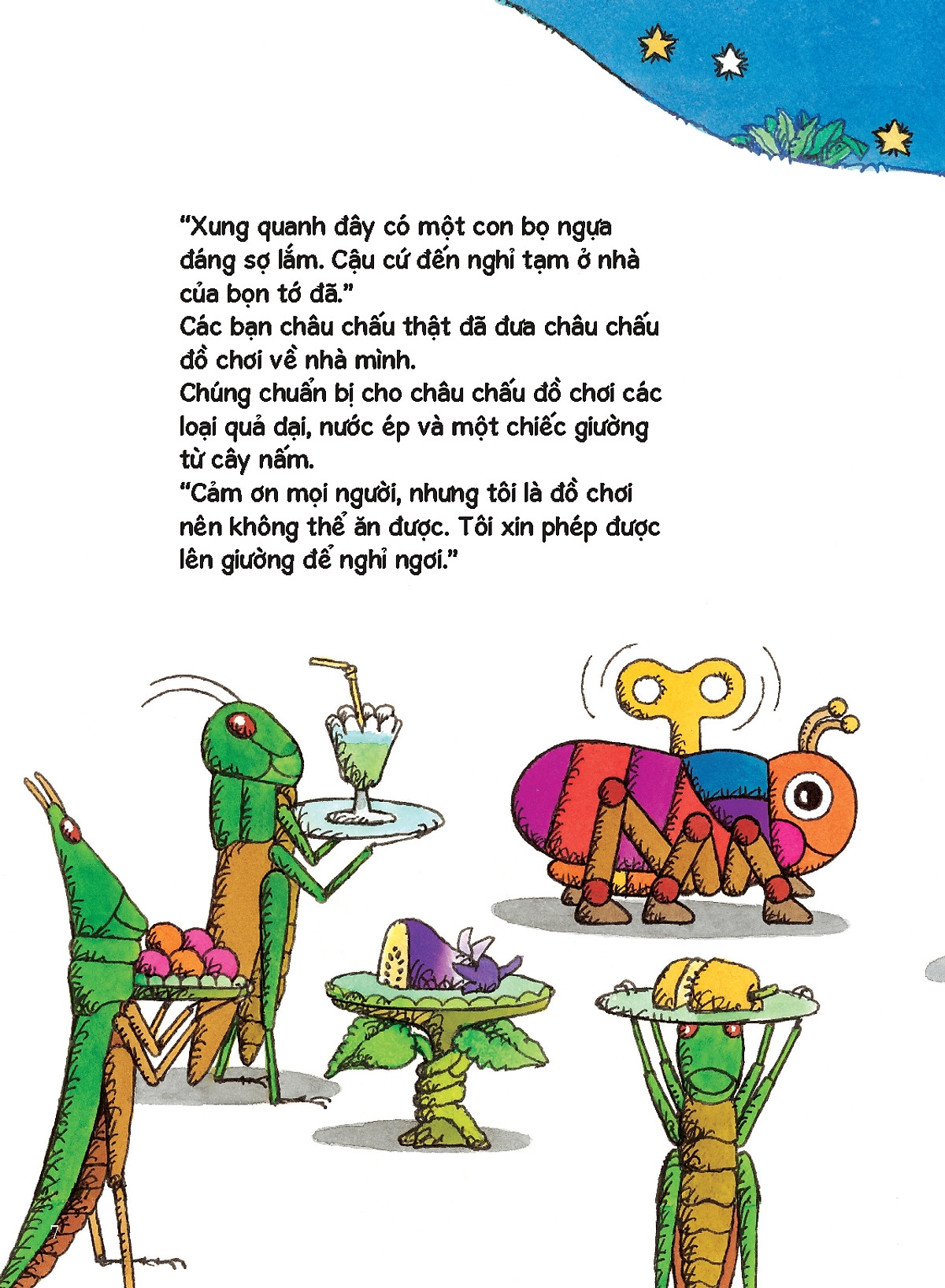 tủ sách nuôi dưỡng tâm hồn - con châu chấu đồ chơi