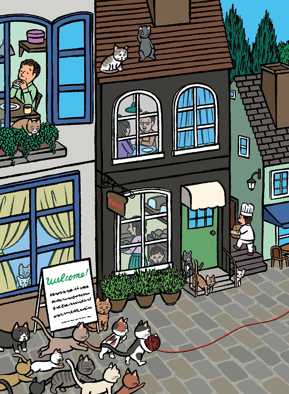 tủ sách nuôi dưỡng tâm hồn - sợi len đỏ và 100 chú mèo