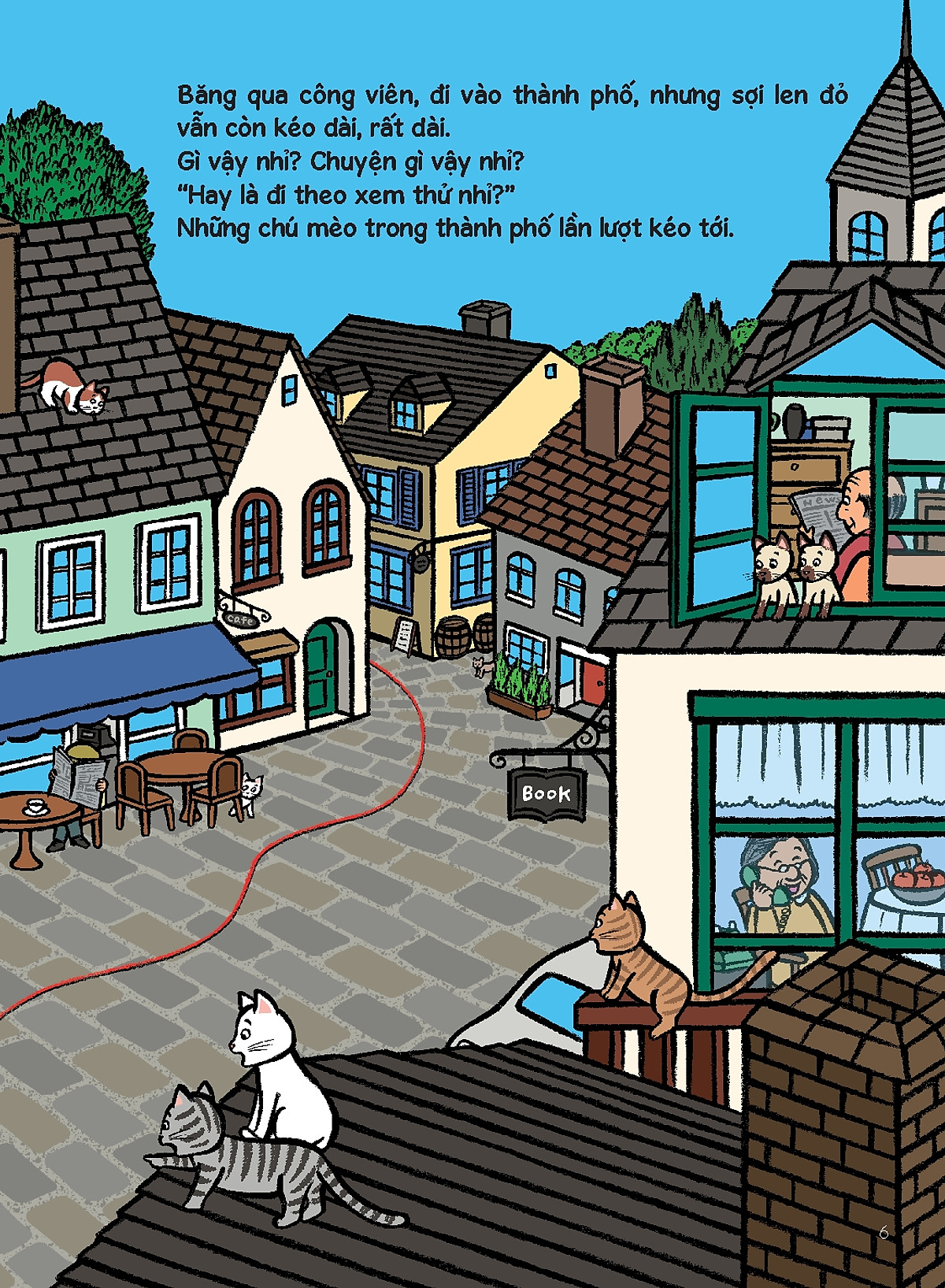 tủ sách nuôi dưỡng tâm hồn - sợi len đỏ và 100 chú mèo