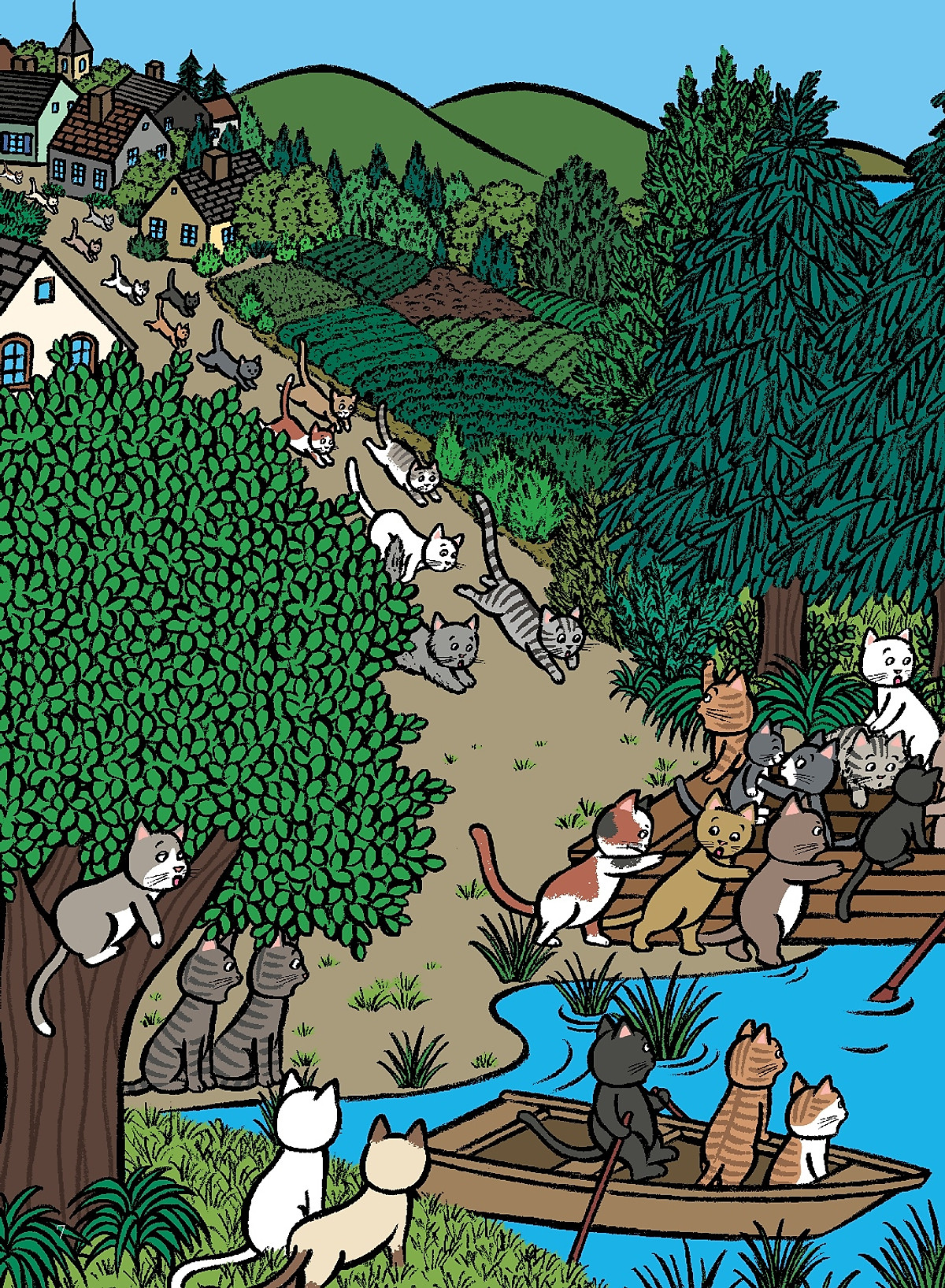 tủ sách nuôi dưỡng tâm hồn - sợi len đỏ và 100 chú mèo