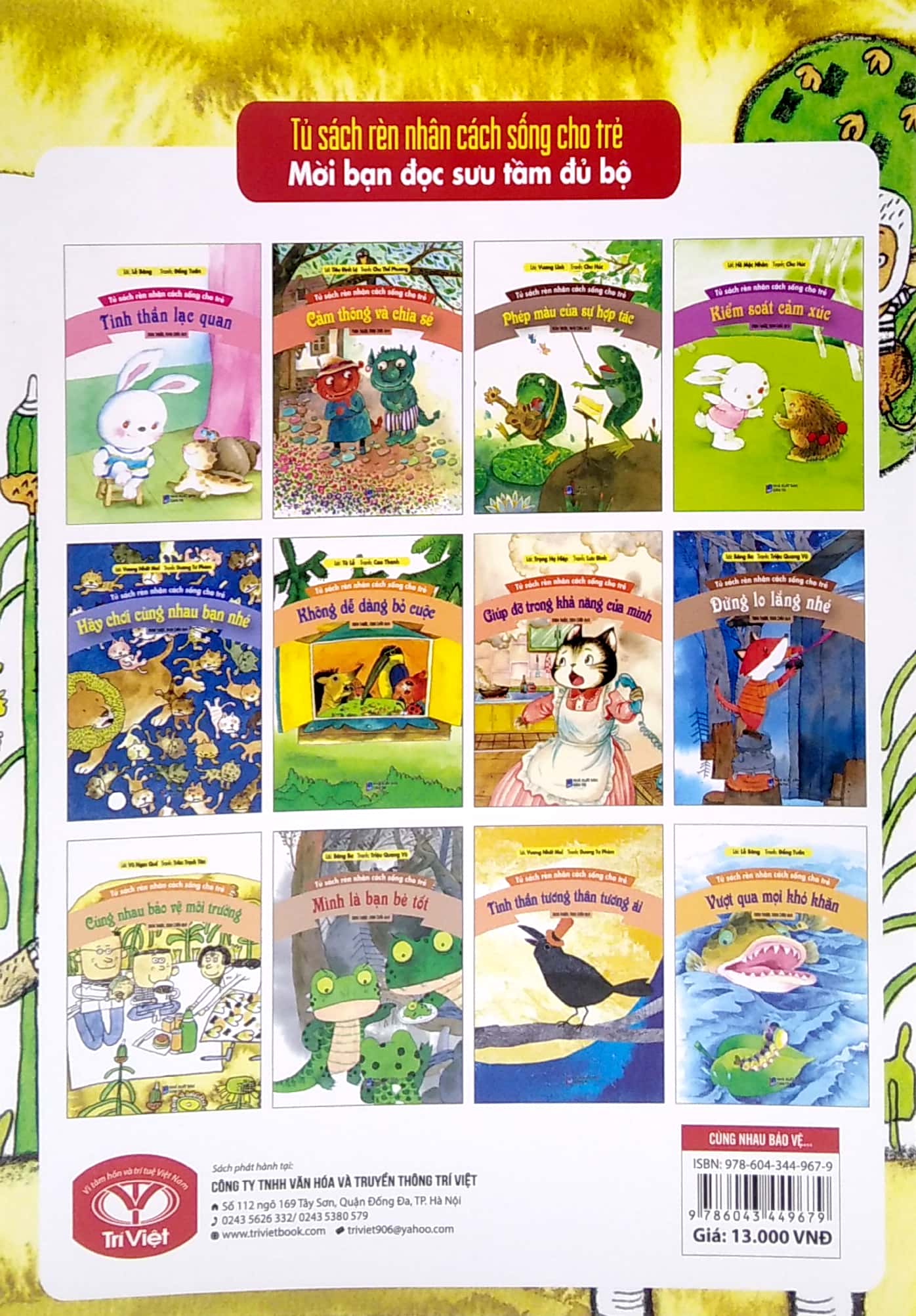 tủ sách rèn nhân cách sống cho trẻ - cùng nhau bảo vệ mội trường (tái bản 2022)