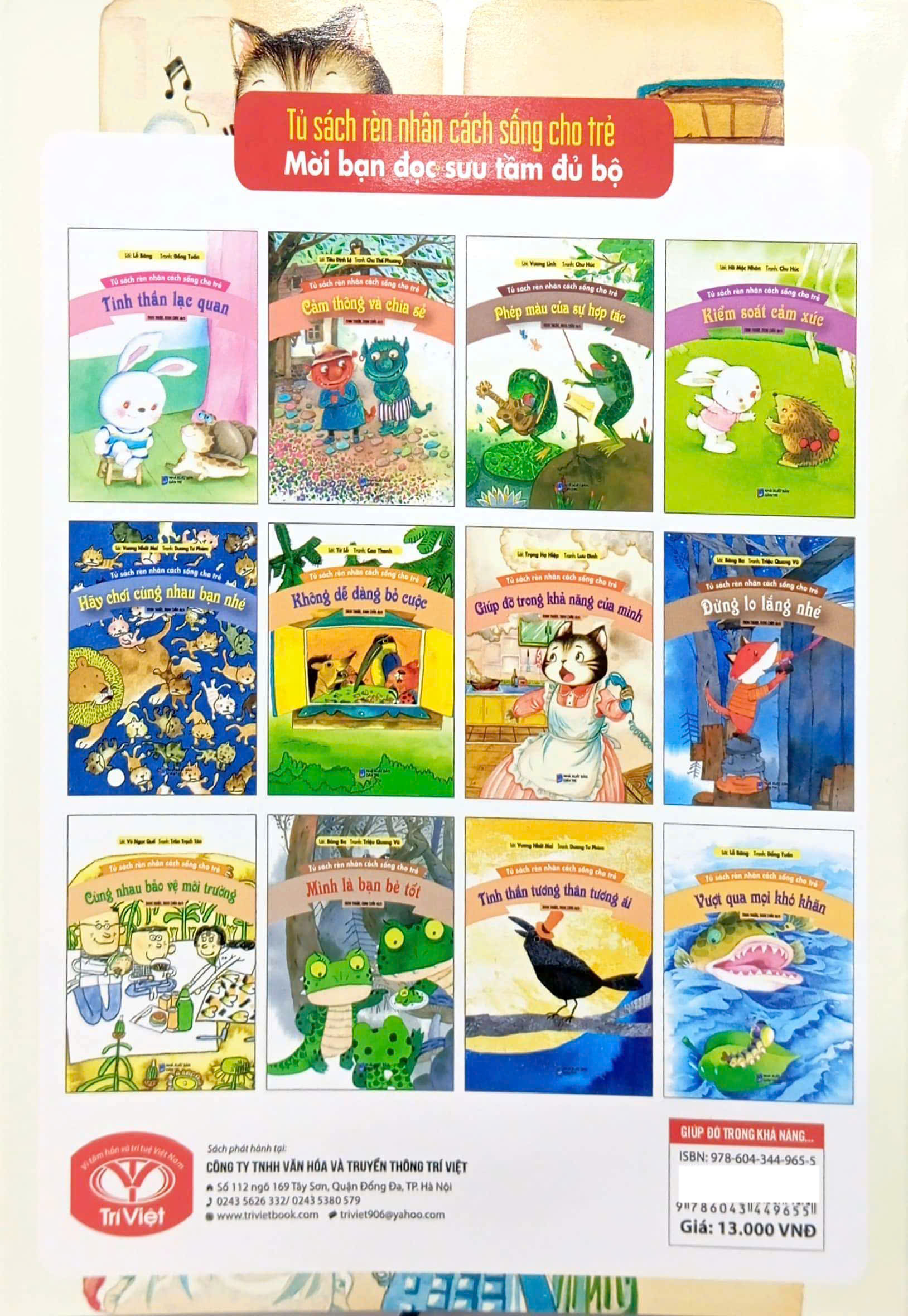 tủ sách rèn nhân cách sống cho trẻ - giúp đỡ trong khả năng của mình (tái bản)