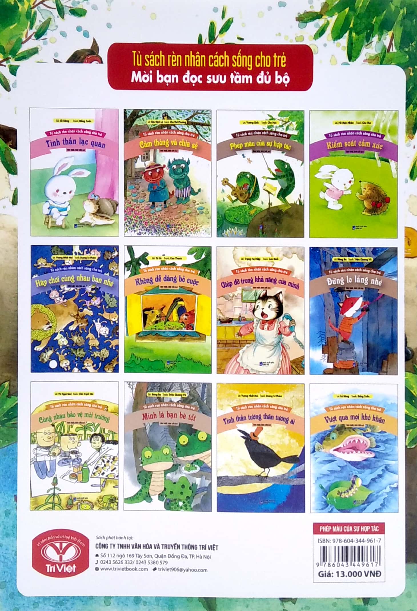 tủ sách rèn nhân cách sống cho trẻ - phép màu của sự hợp tác (tái bản 2022)
