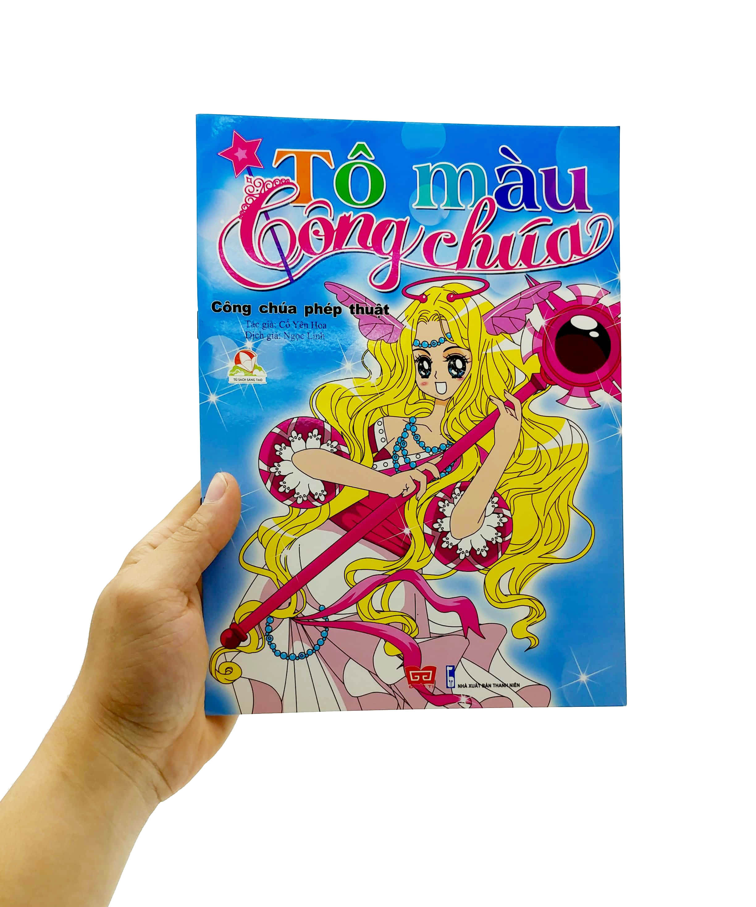 tủ sách sáng tạo - tô màu công chúa - công chúa phép thuật