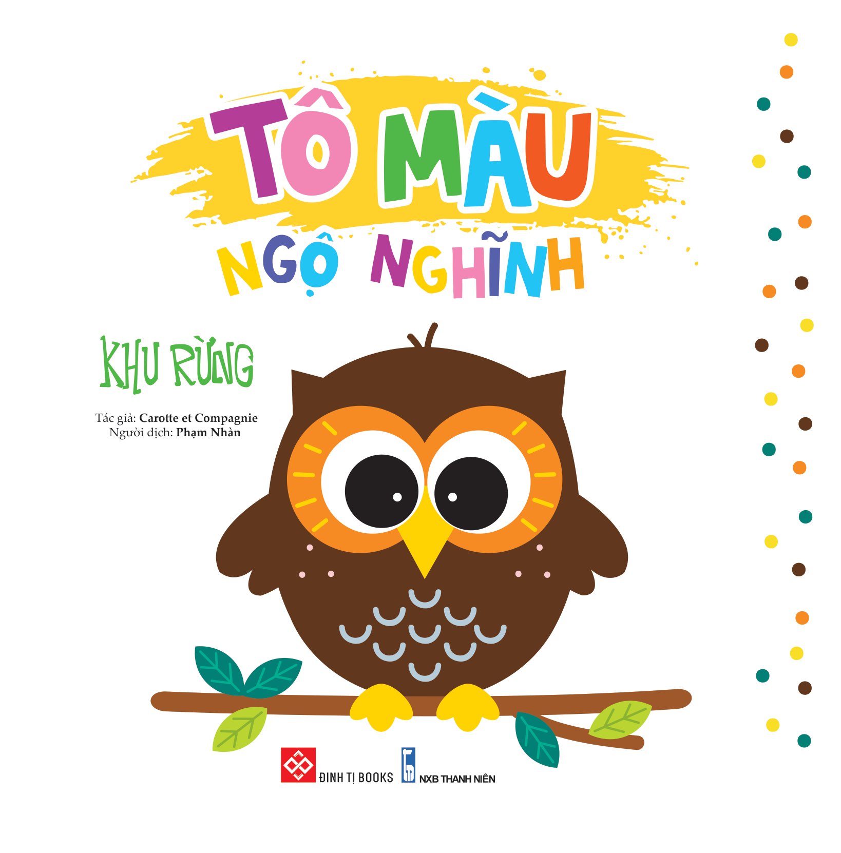 tủ sách sáng tạo - tô màu ngộ nghĩnh - khu rừng