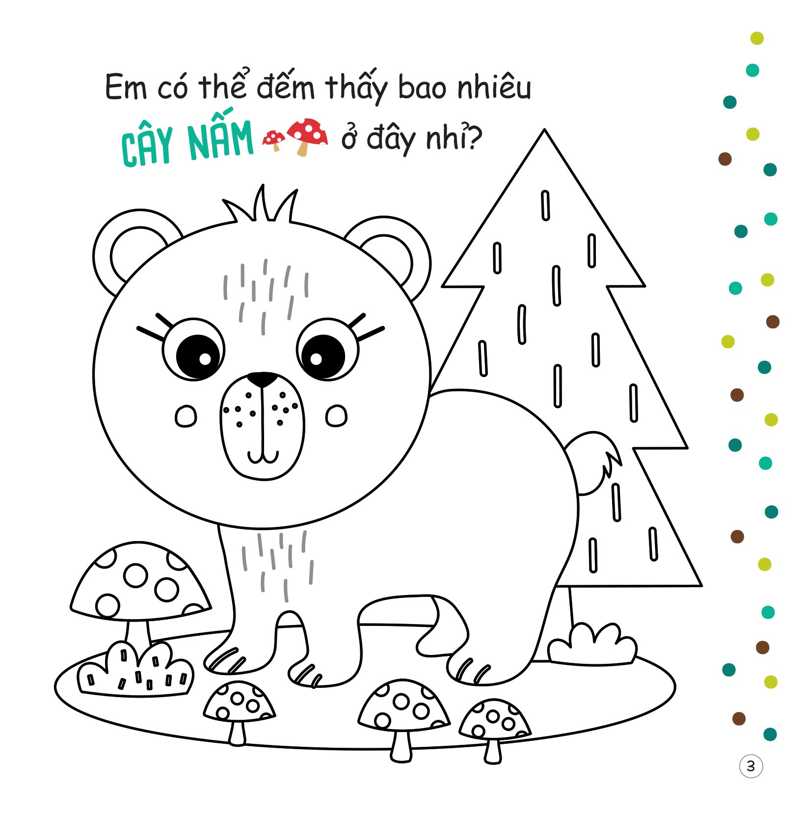 tủ sách sáng tạo - tô màu ngộ nghĩnh - khu rừng