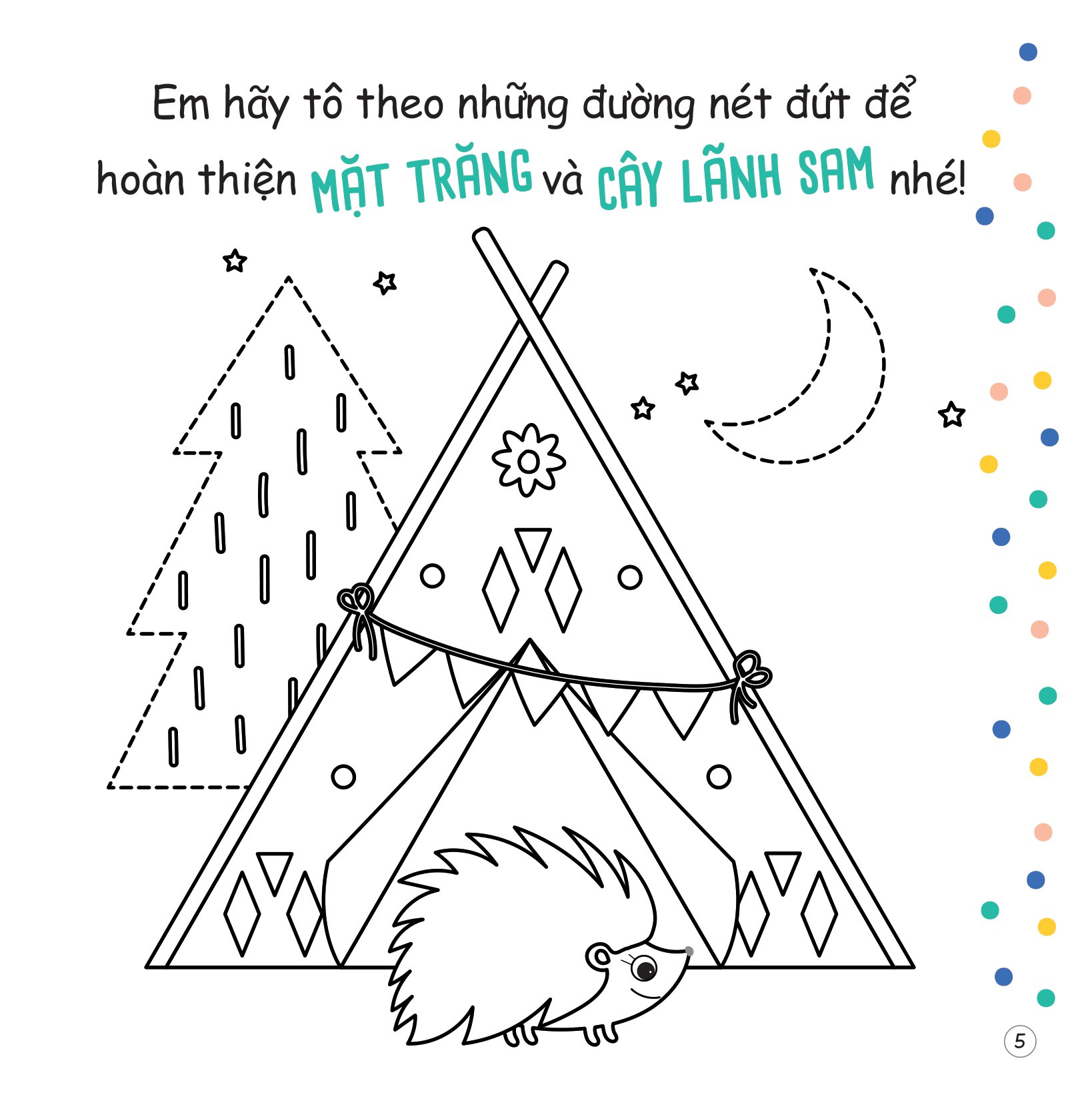 tủ sách sáng tạo - tô màu ngộ nghĩnh - khu rừng