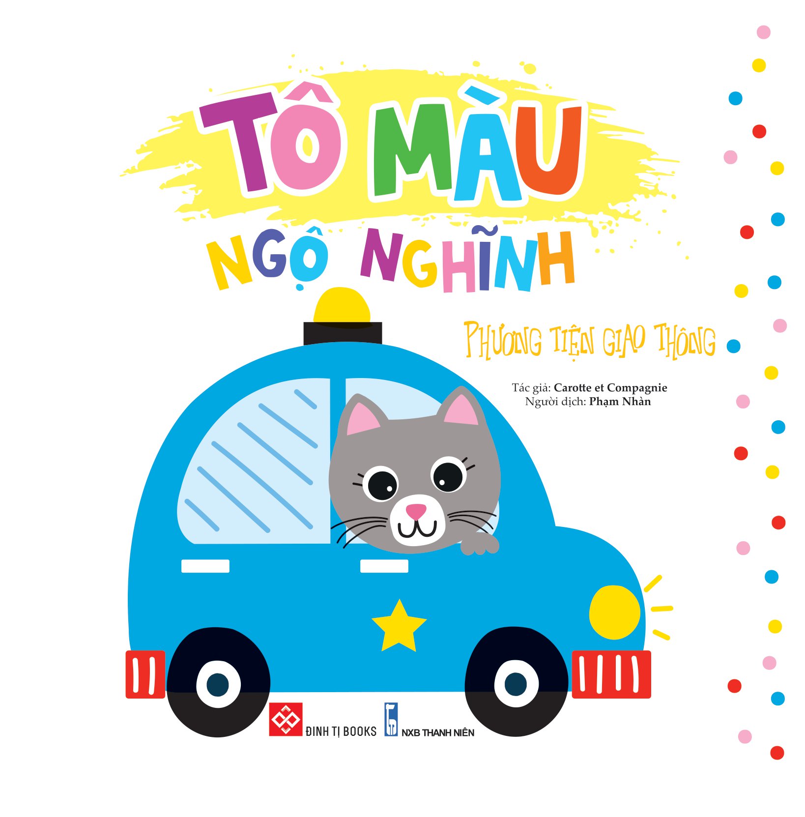 tủ sách sáng tạo - tô màu ngộ nghĩnh - phương tiện giao thông