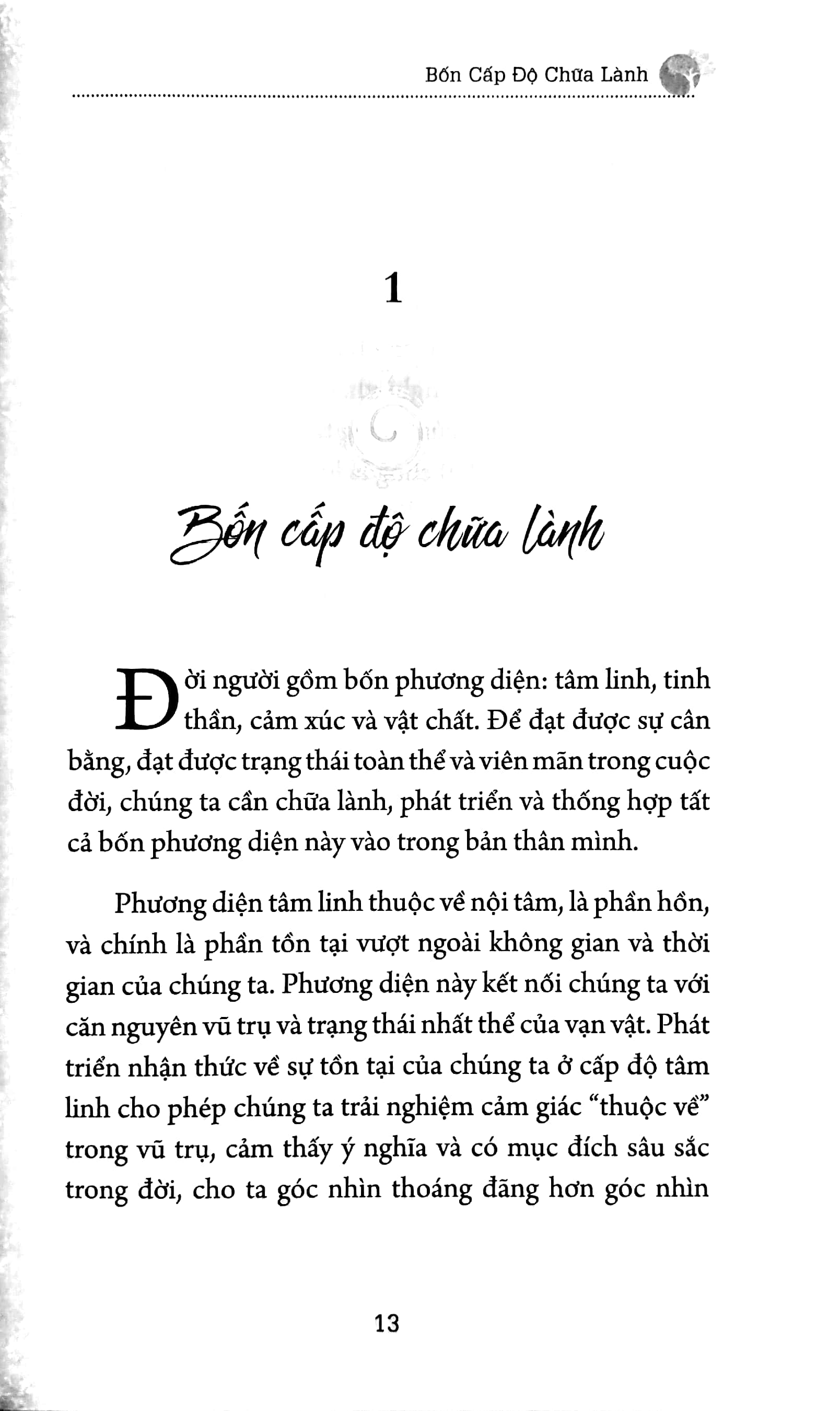 tủ sách tâm linh thế kỷ - bốn cấp độ chữa lành