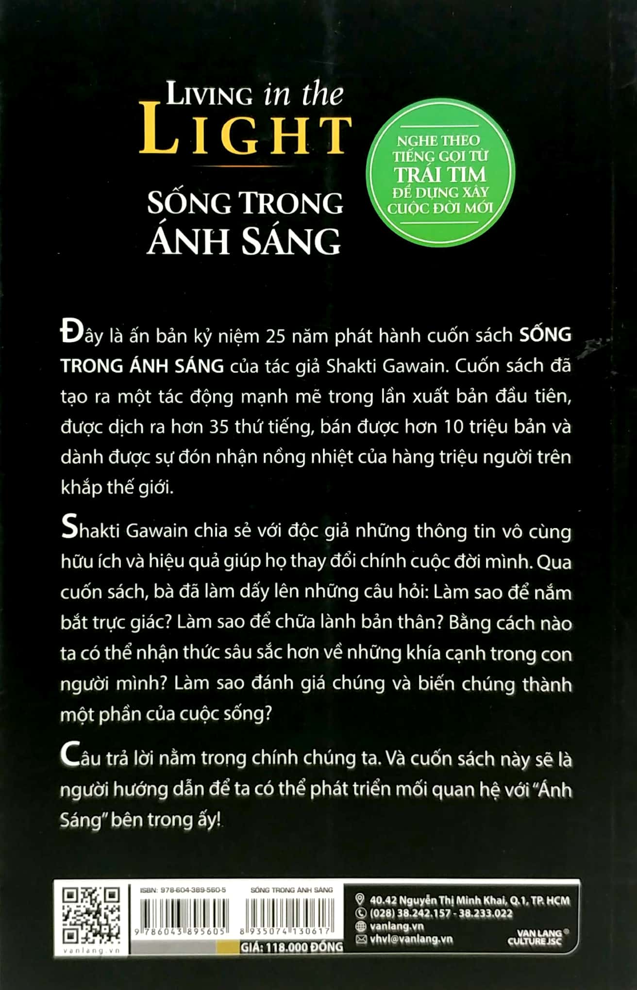 tủ sách tâm linh thế kỷ - sống trong ánh sáng