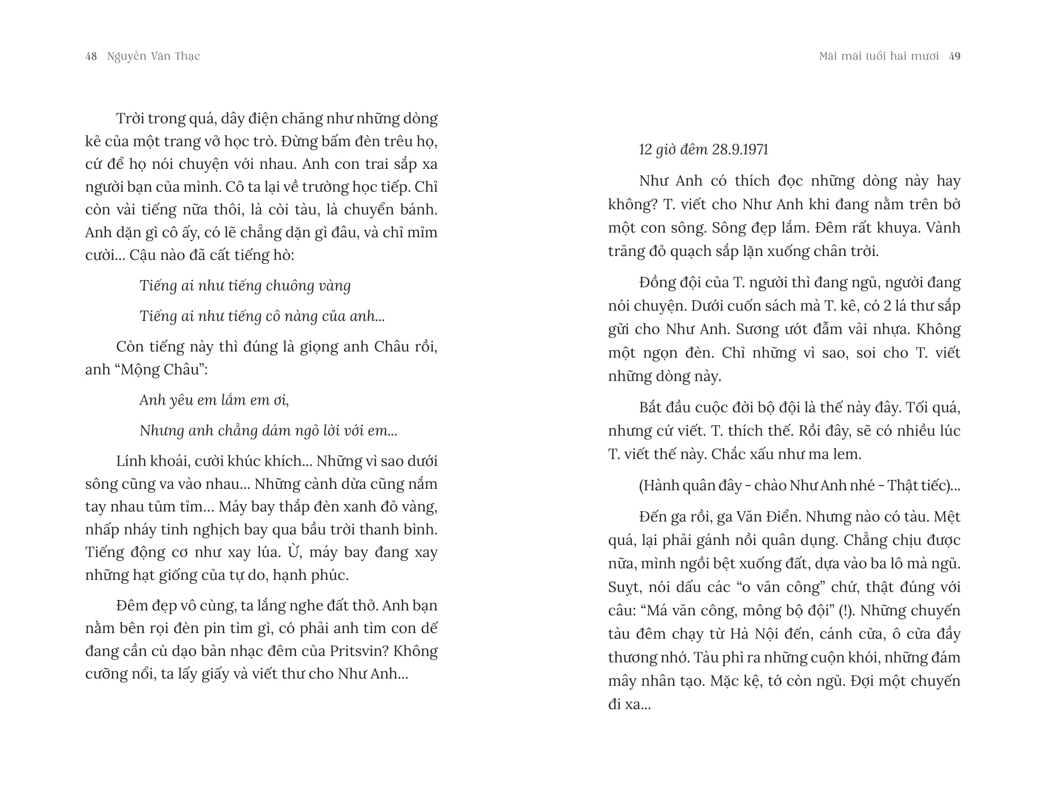 Tu Sach Thanh Nien - Mai Mai Tuoi Hai Muoi - Nhat Ky Thoi Chien Viet Nam