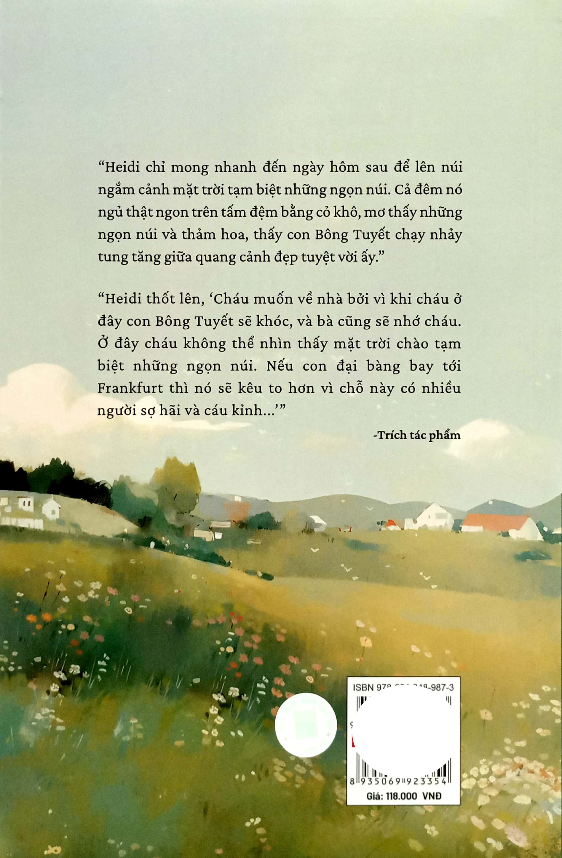 tủ sách thiếu nhi kinh điển - heidi - cuốn sách dành cho trẻ em và những ai yêu trẻ em