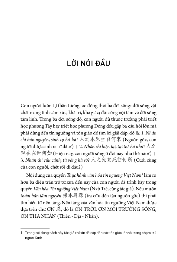 tủ sách triết học phương đông - thực hành văn hóa tín ngưỡng việt nam