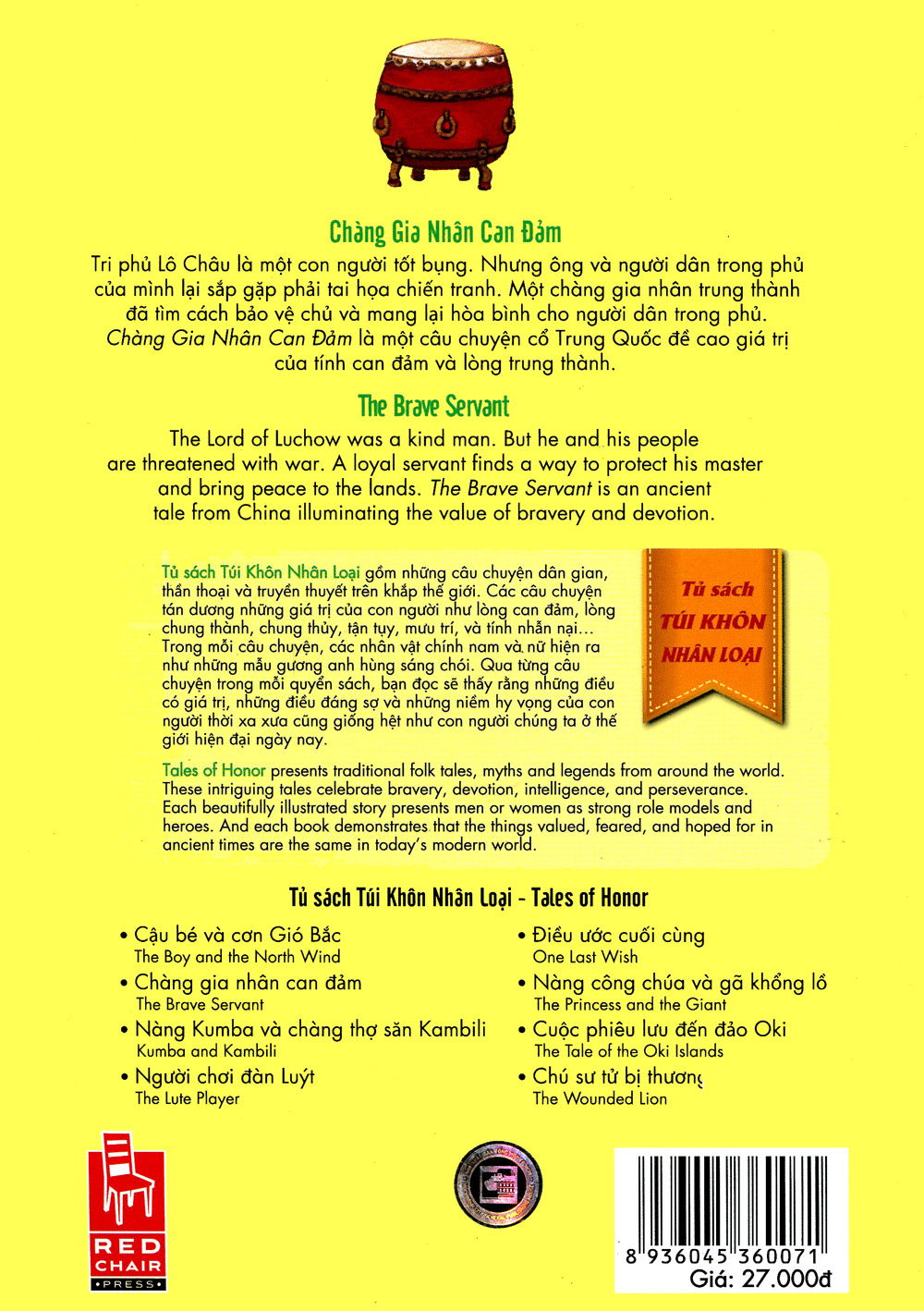 tủ sách túi khôn nhân loại - chàng gia nhân can đảm