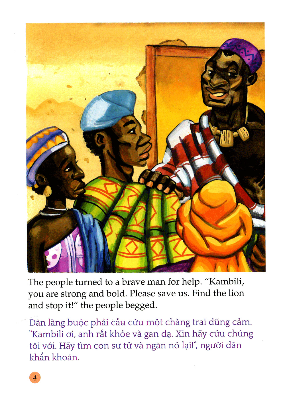 tủ sách túi khôn nhân loại - nàng kumba và chàng thợ săn kambili