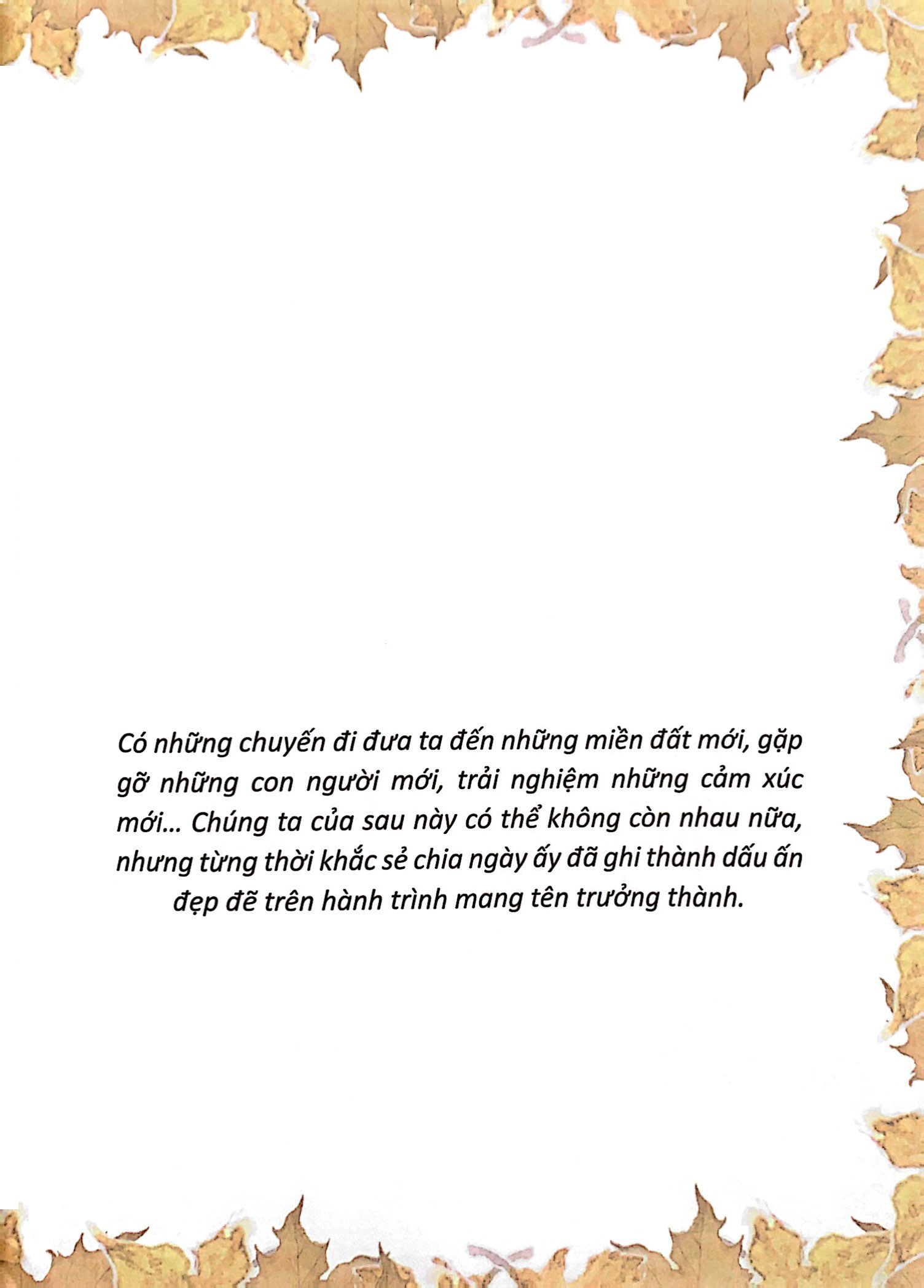 tủ sách tuổi mới lớn - ba chàng trai, một cô gái và những chiếc lá