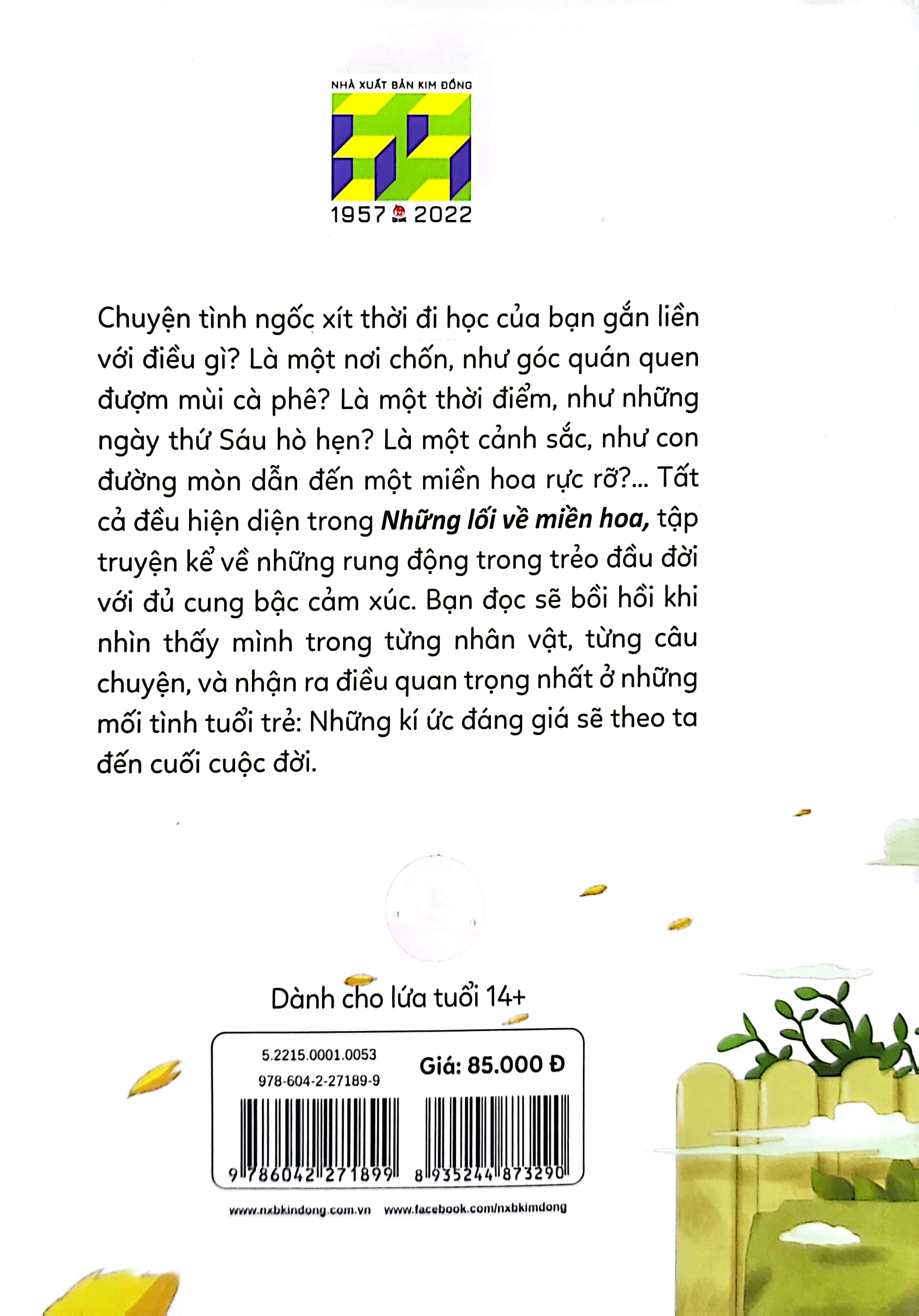 tủ sách tuổi mới lớn - những lối về miền hoa