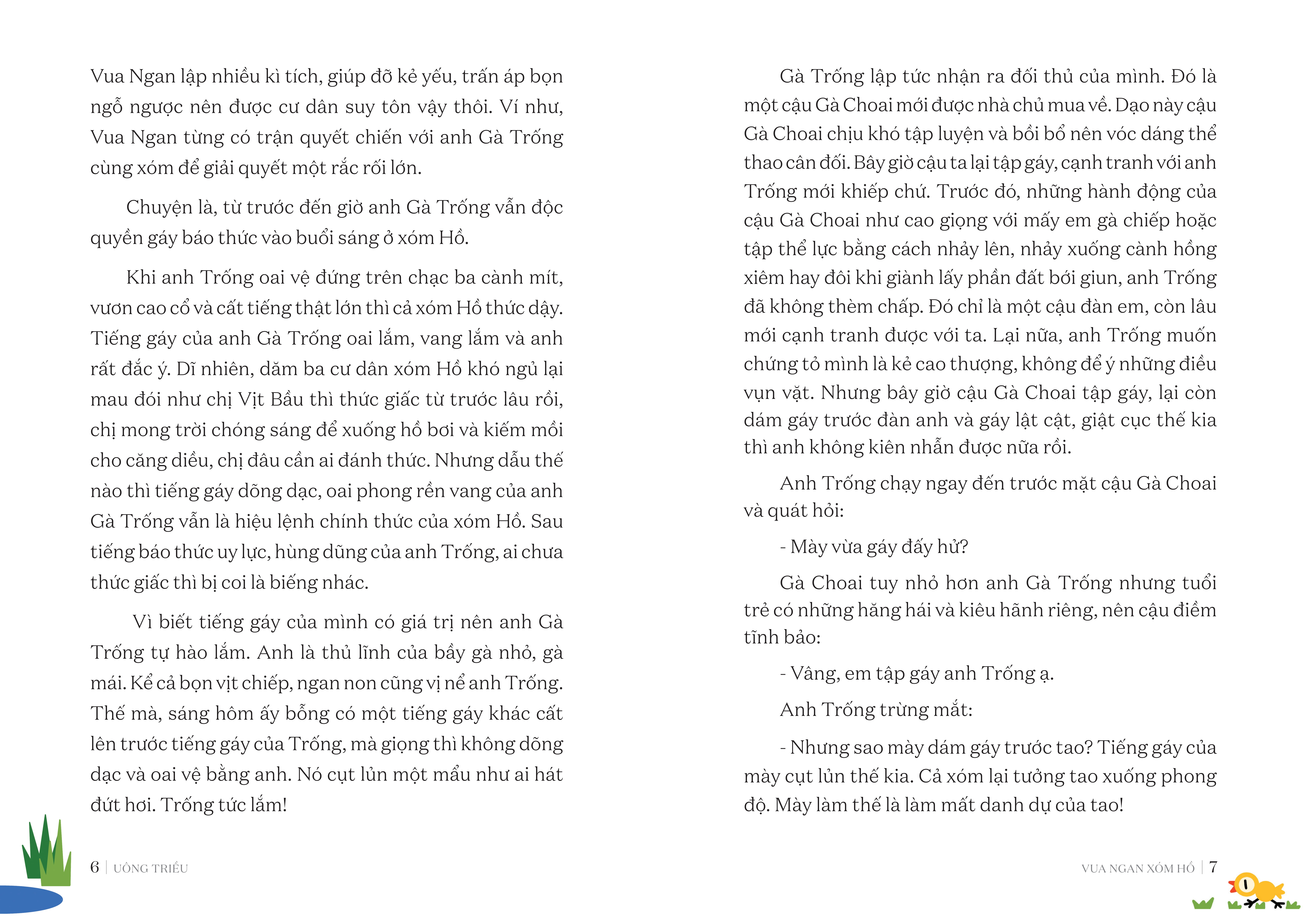 tủ sách tuổi thần tiên - vua ngan xóm hồ