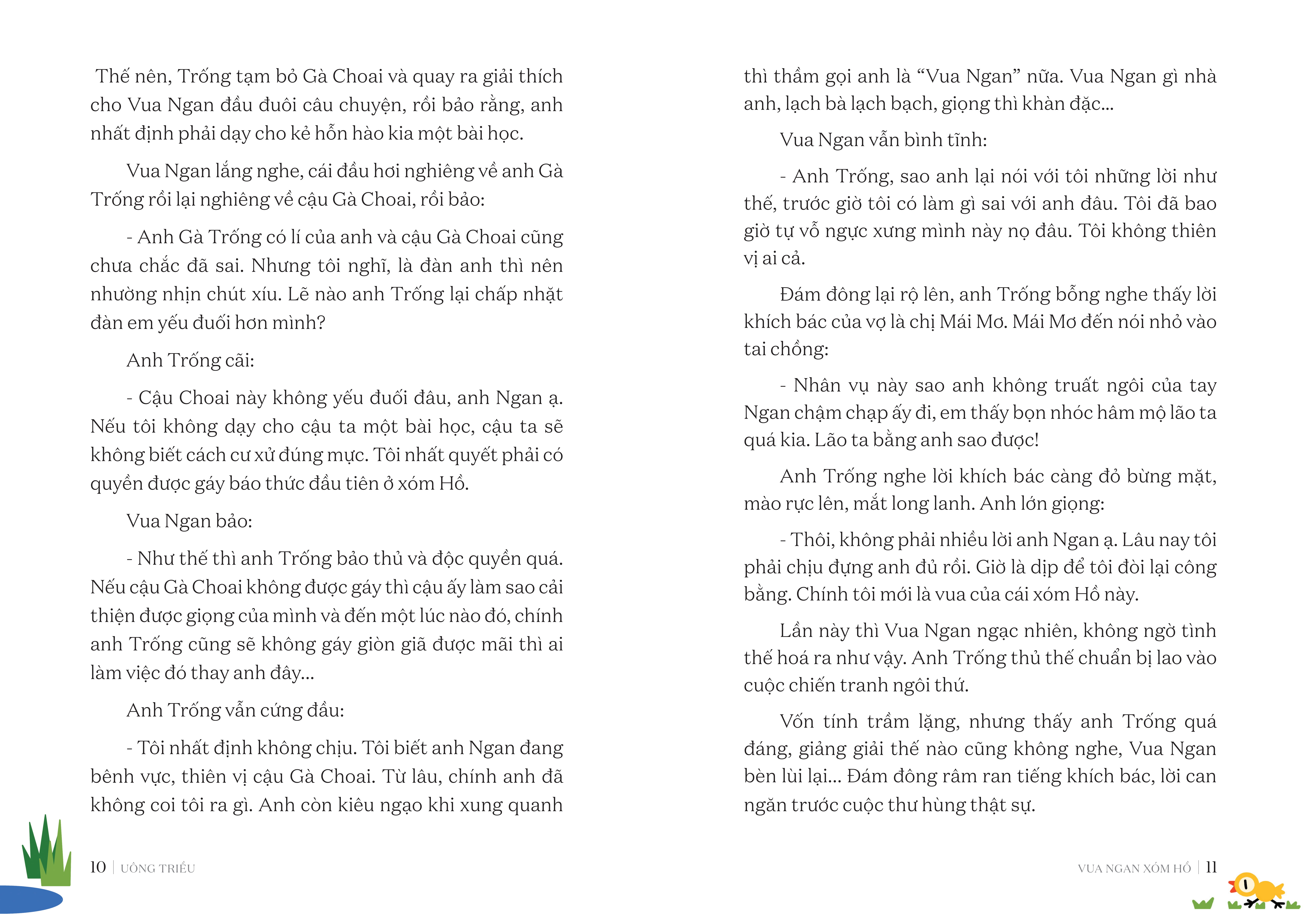 tủ sách tuổi thần tiên - vua ngan xóm hồ