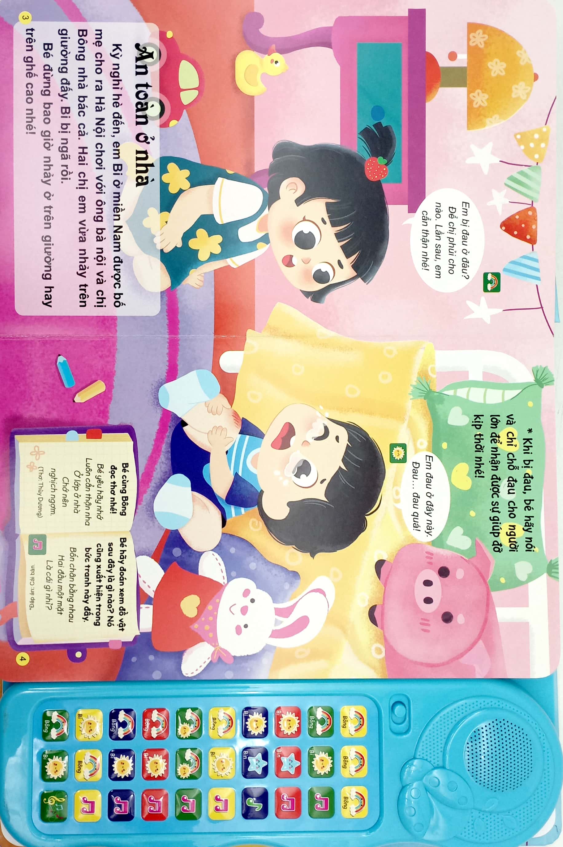 tủ sách tương tác - sách âm thanh - bé học nói - phiên bản đặc biệt với 30 nút bấm
