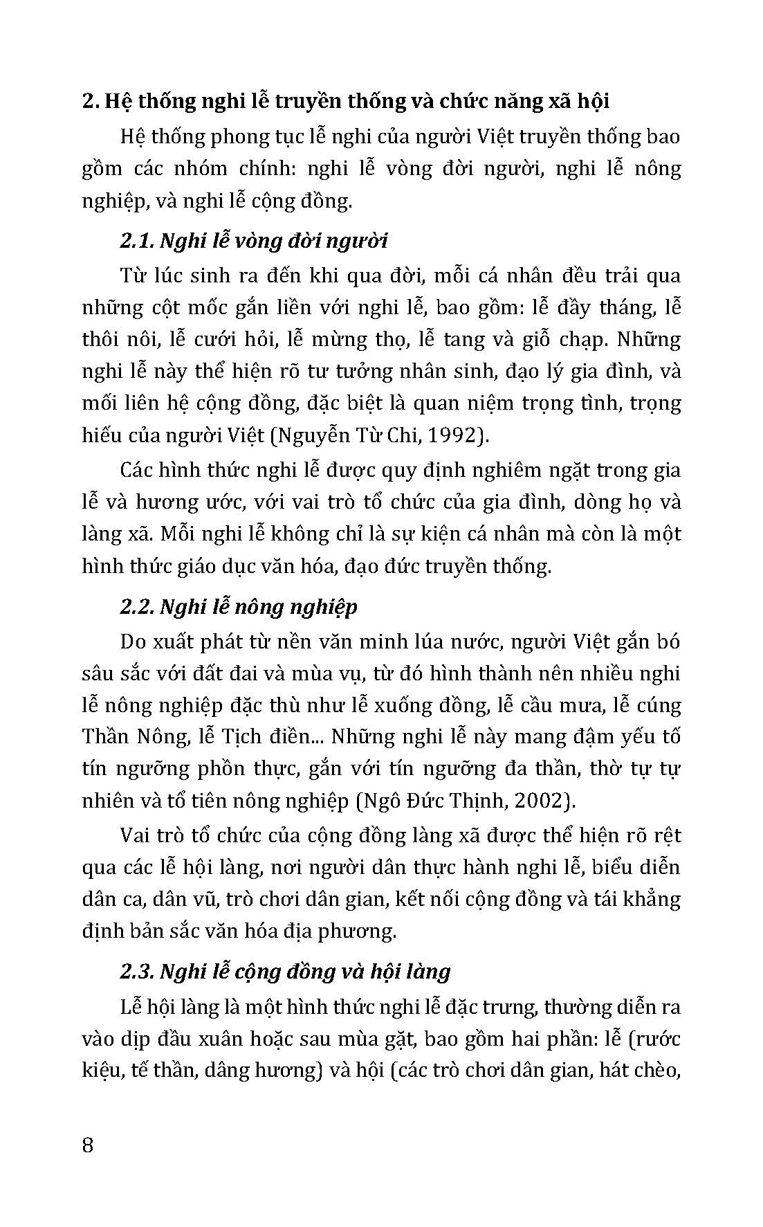 Tủ Sách Văn Hóa Việt Nam - Phong Tục, Lễ Nghi