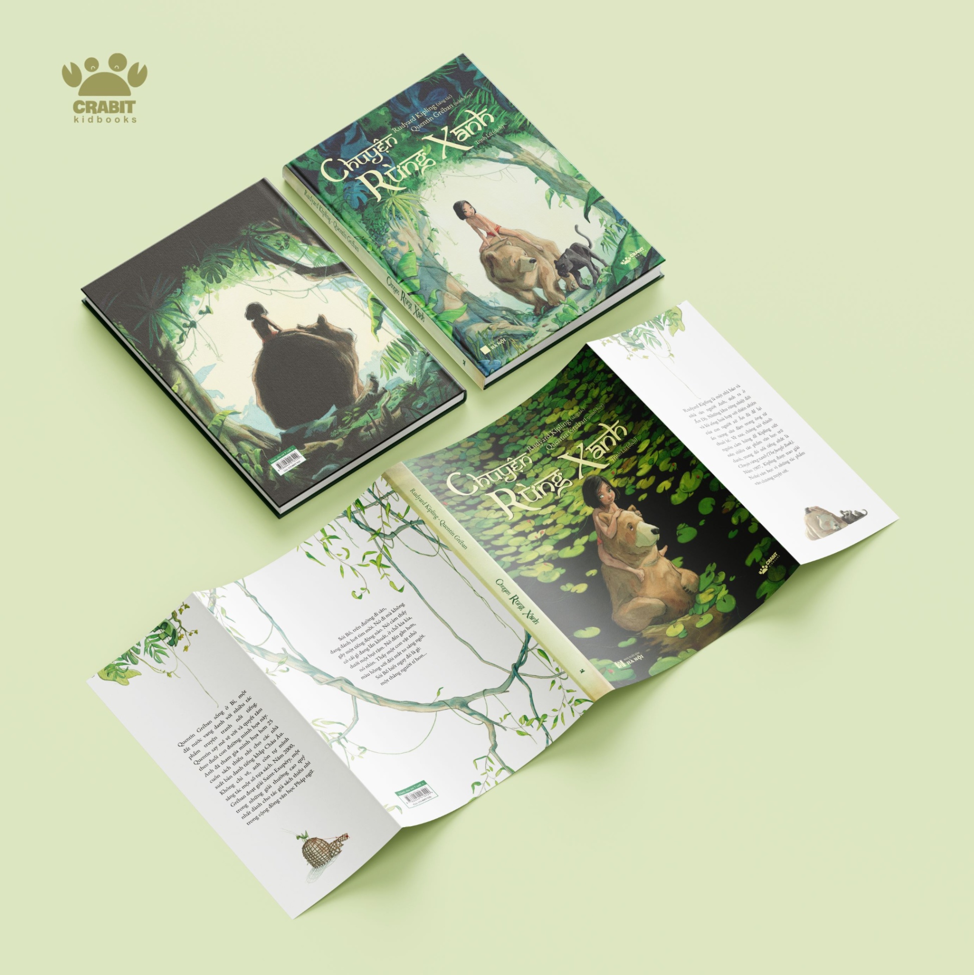 tủ sách văn học - chuyện rừng xanh - bìa cứng