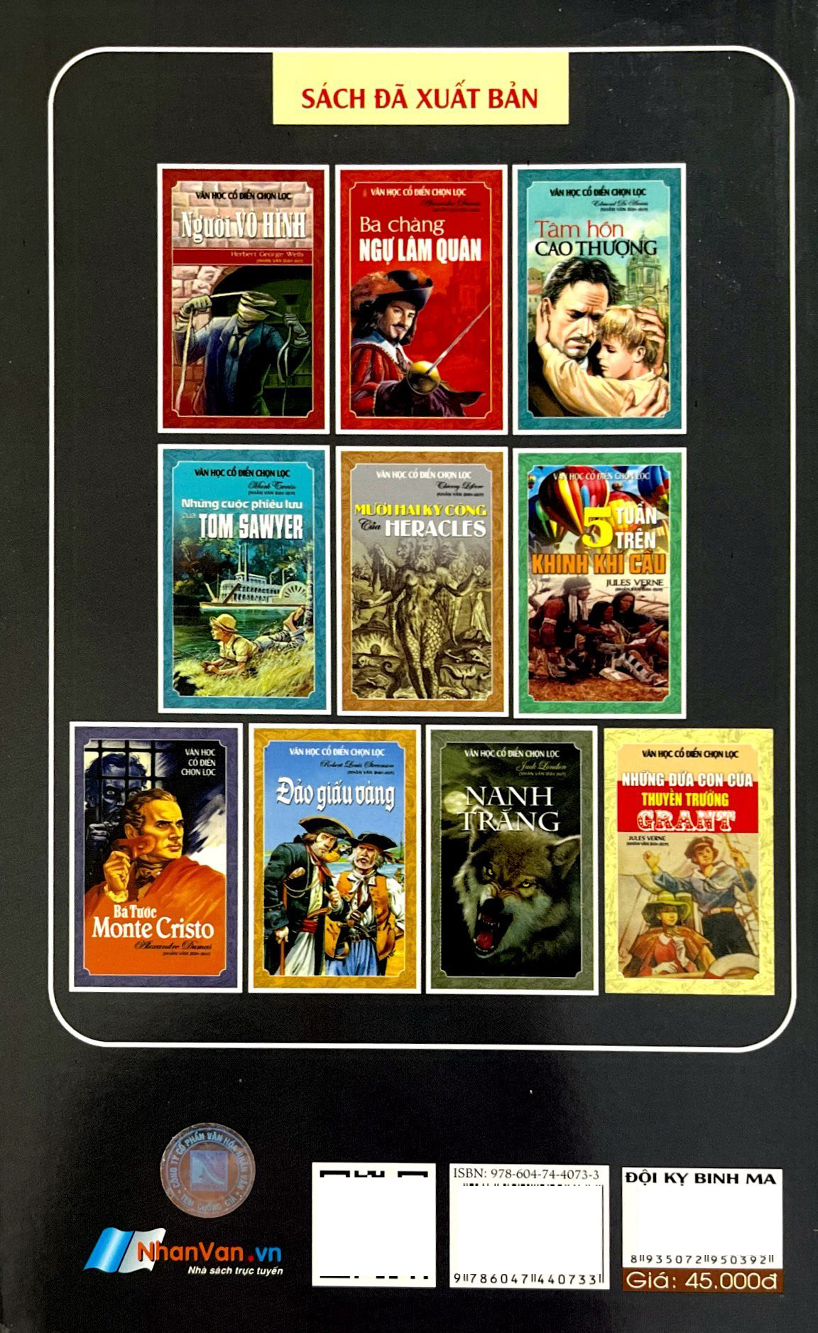 tủ sách văn học cổ điển rút gọn - đội kỵ binh ma