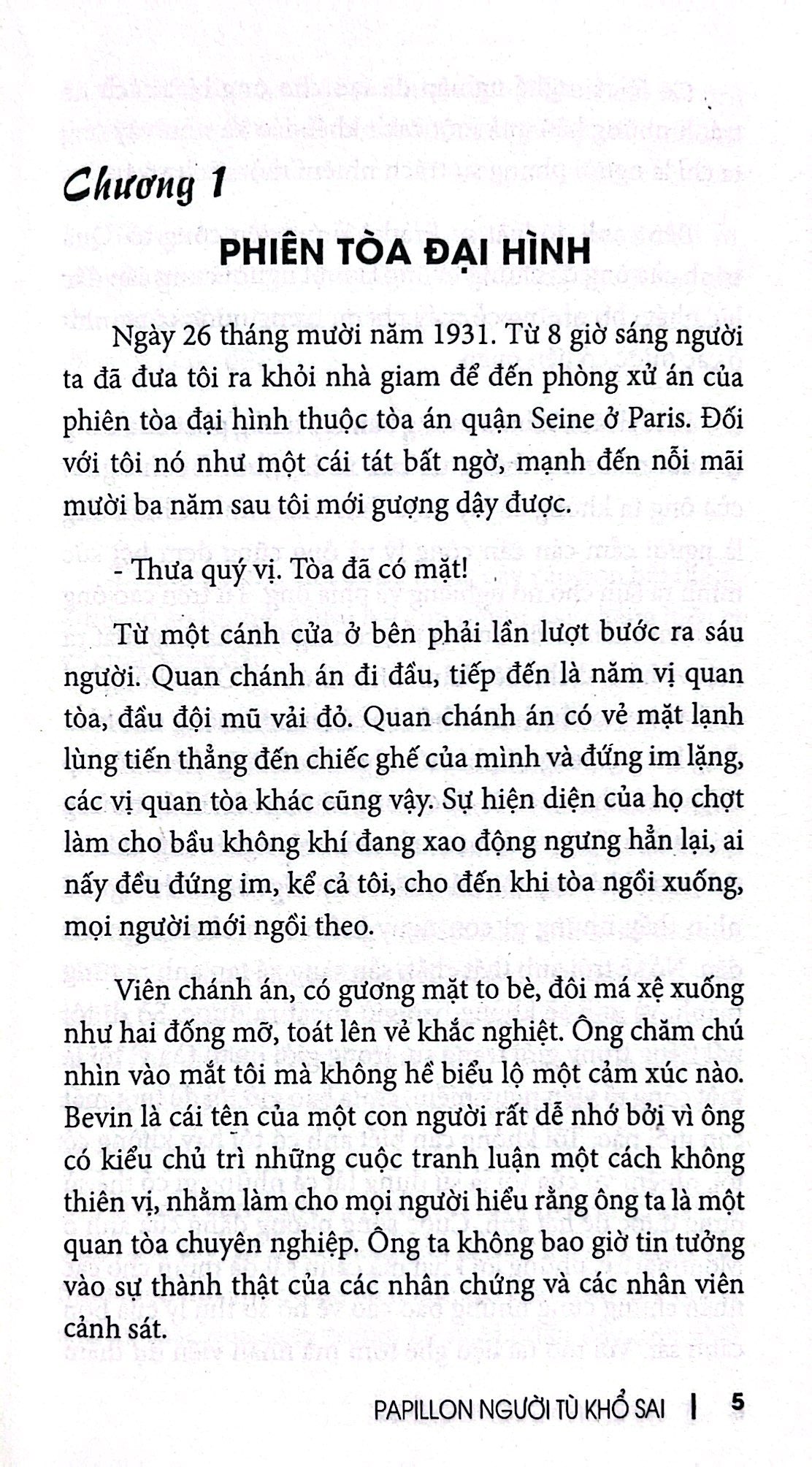 tủ sách văn học cổ điển rút gọn - papillon người tù khổ sai