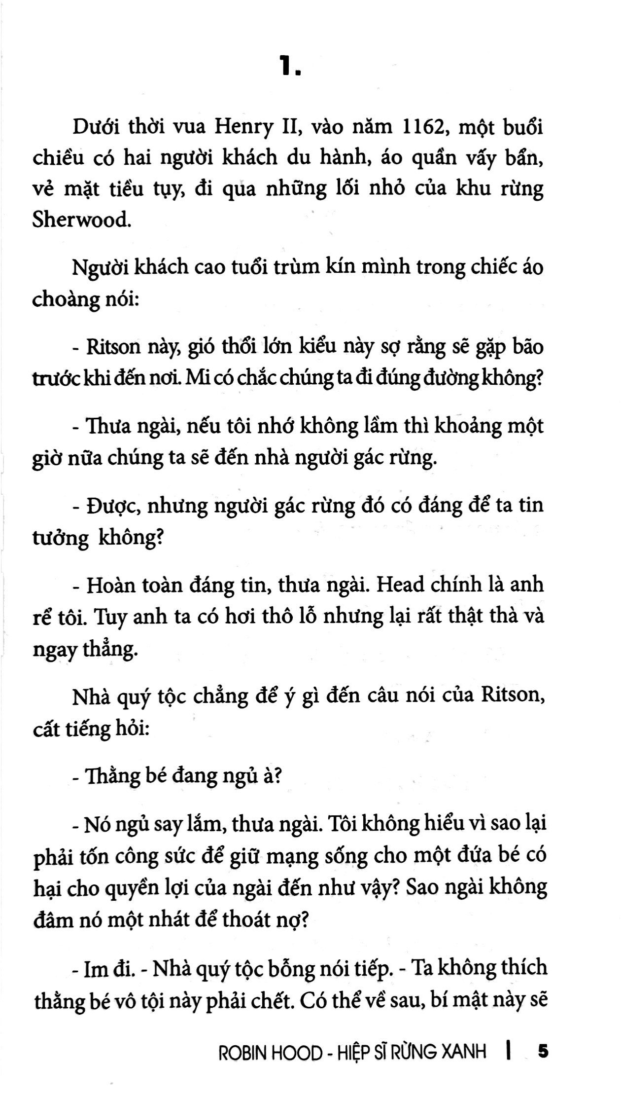tủ sách văn học cổ điển rút gọn - robin hood - hiệp sĩ rừng xanh