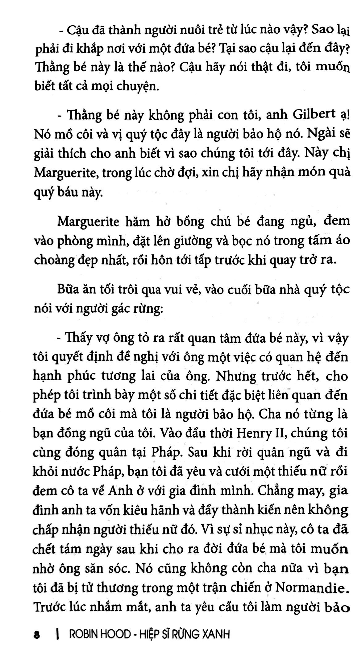 tủ sách văn học cổ điển rút gọn - robin hood - hiệp sĩ rừng xanh