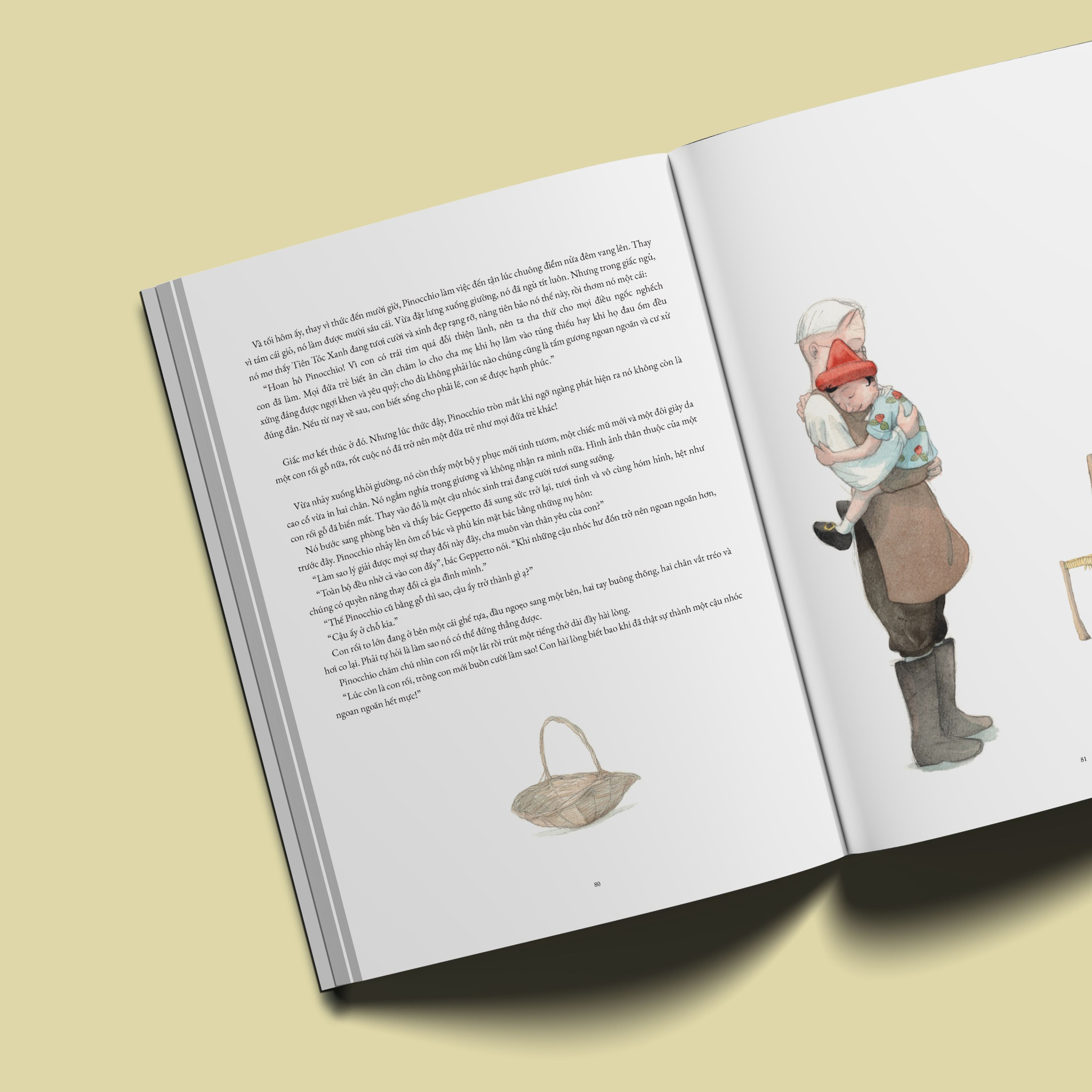 tủ sách văn học - những cuộc phiêu lưu của cậu nhóc pinocchio - bìa cứng