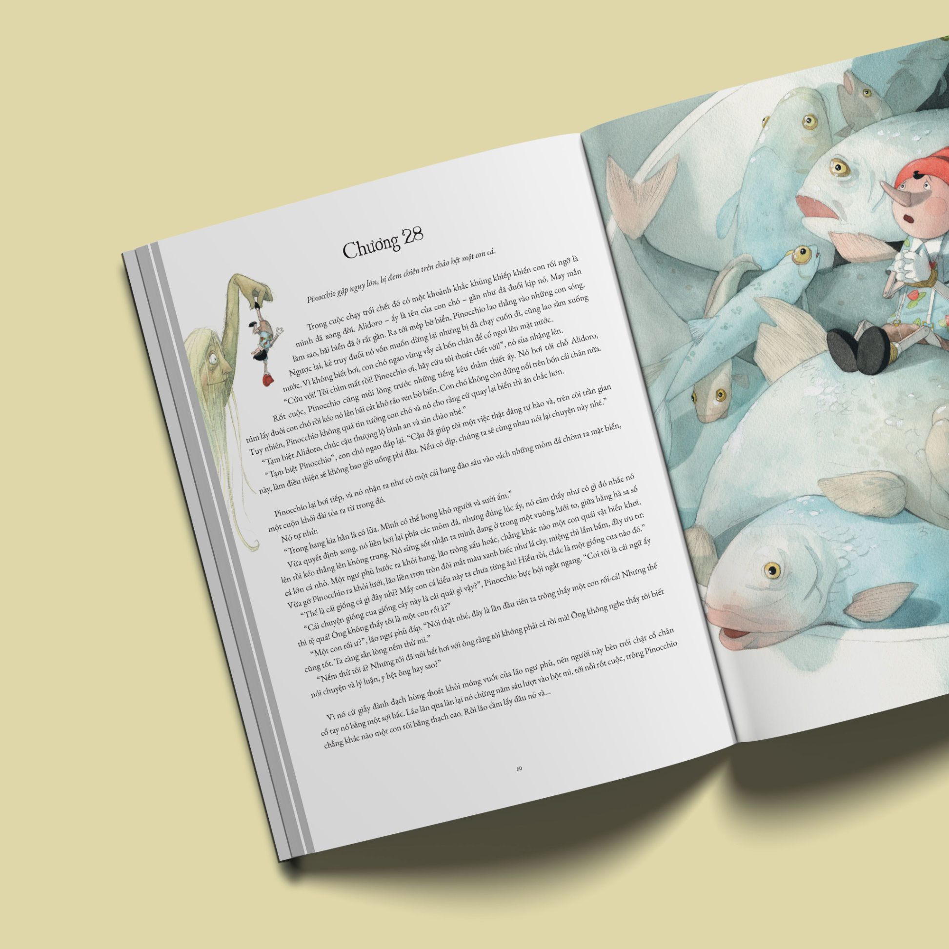 tủ sách văn học - những cuộc phiêu lưu của cậu nhóc pinocchio - bìa cứng
