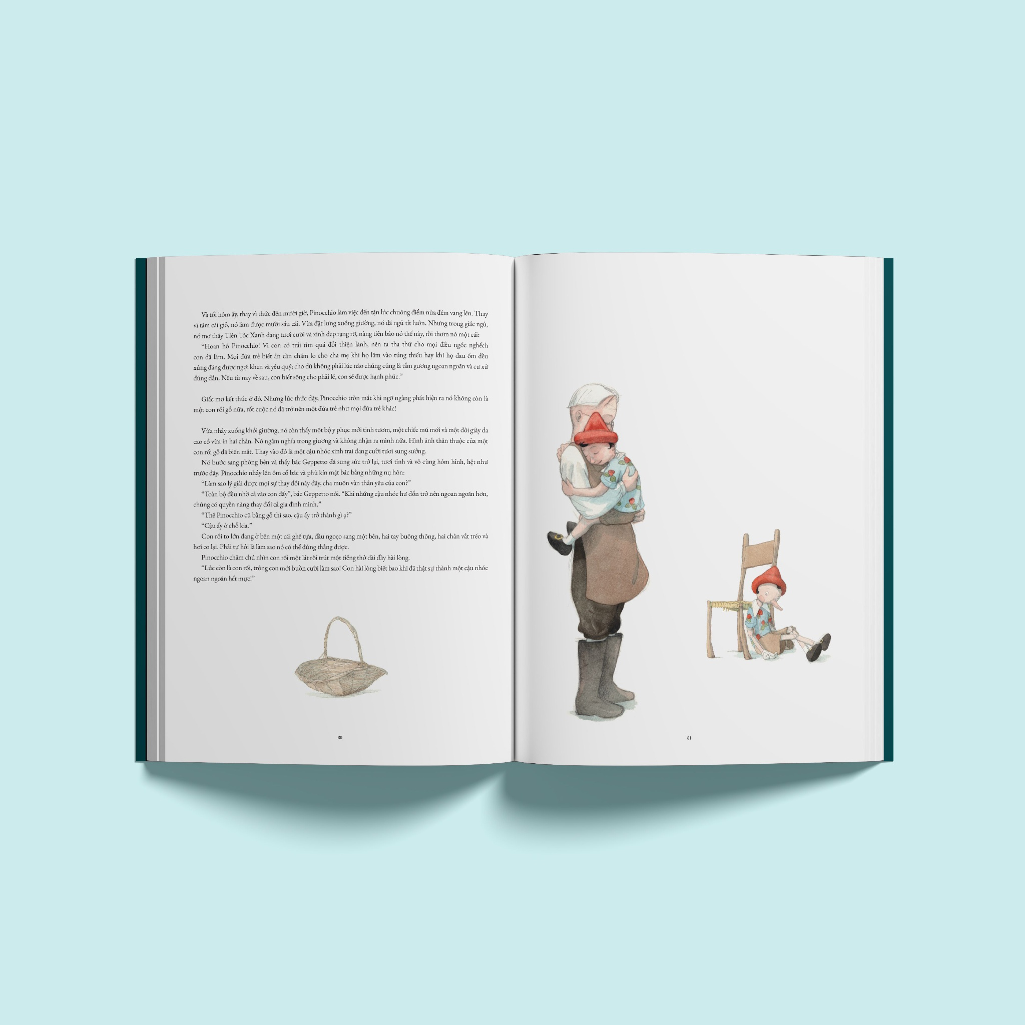 tủ sách văn học - những cuộc phiêu lưu của cậu nhóc pinocchio - bìa cứng