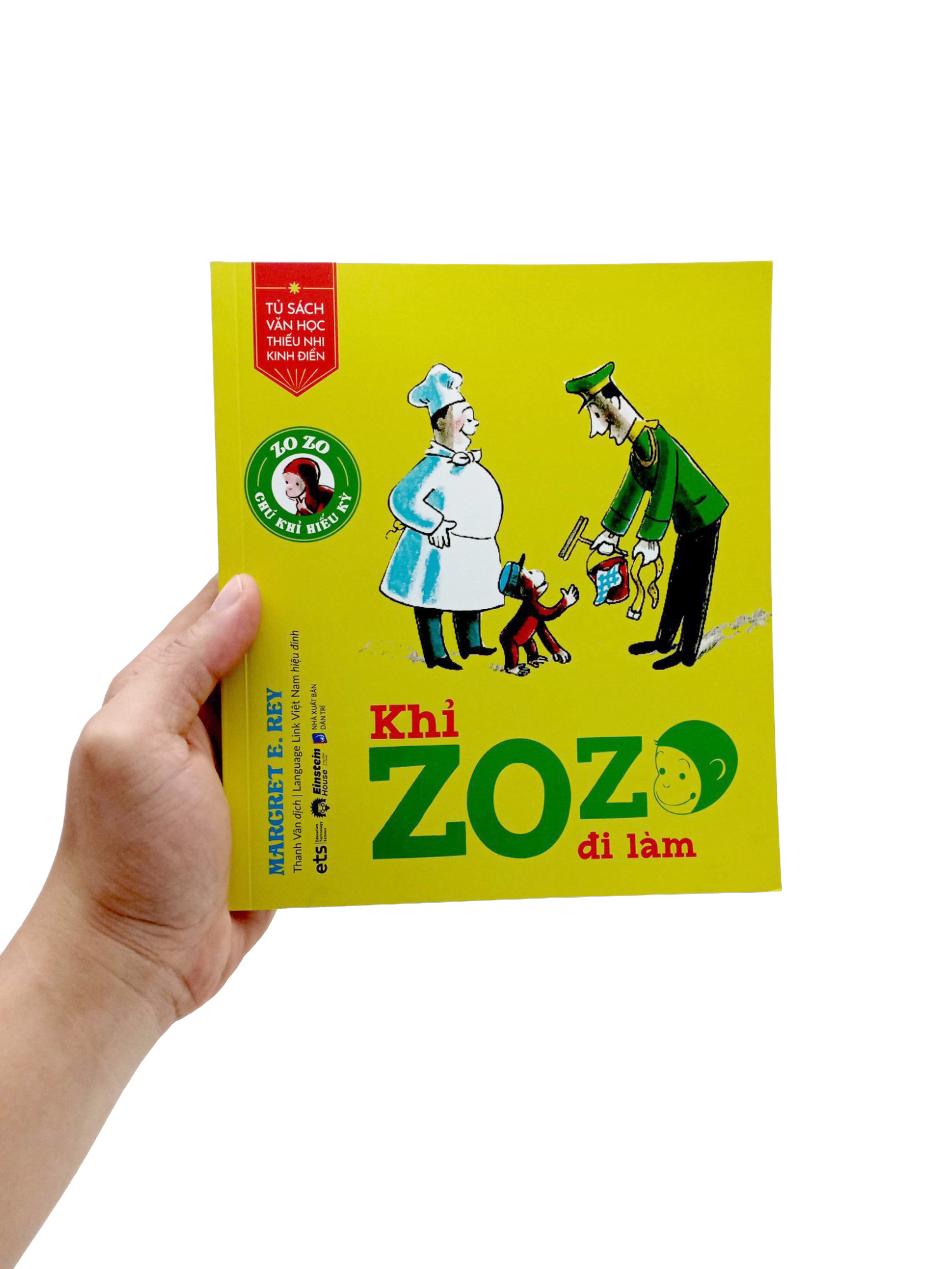 tủ sách văn học thiếu nhi kinh điển - zozo chú khỉ hiếu kỳ - khỉ zozo đi làm