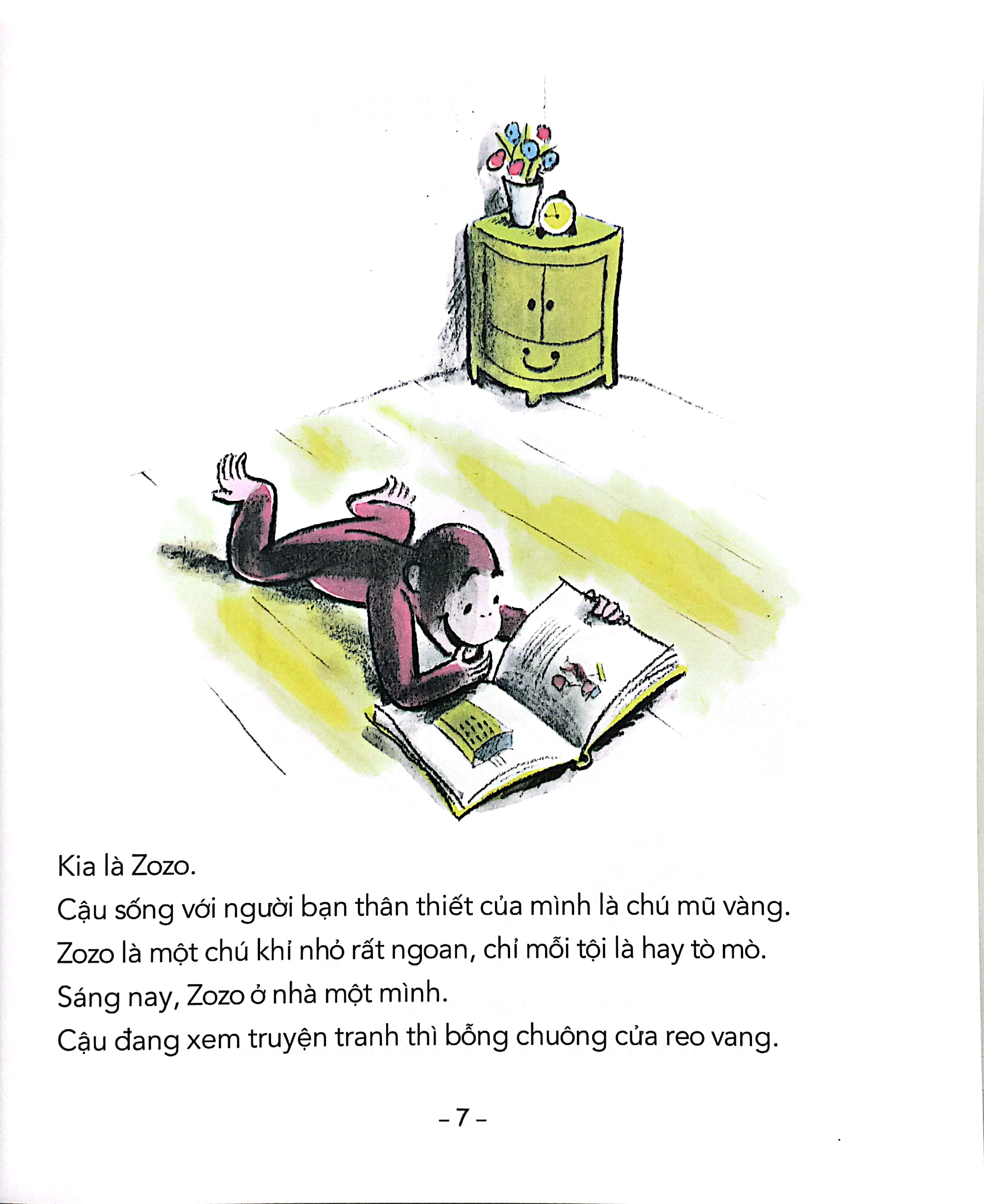 tủ sách văn học thiếu nhi kinh điển - zozo chú khỉ hiếu kỳ - khỉ zozo được khen thưởng