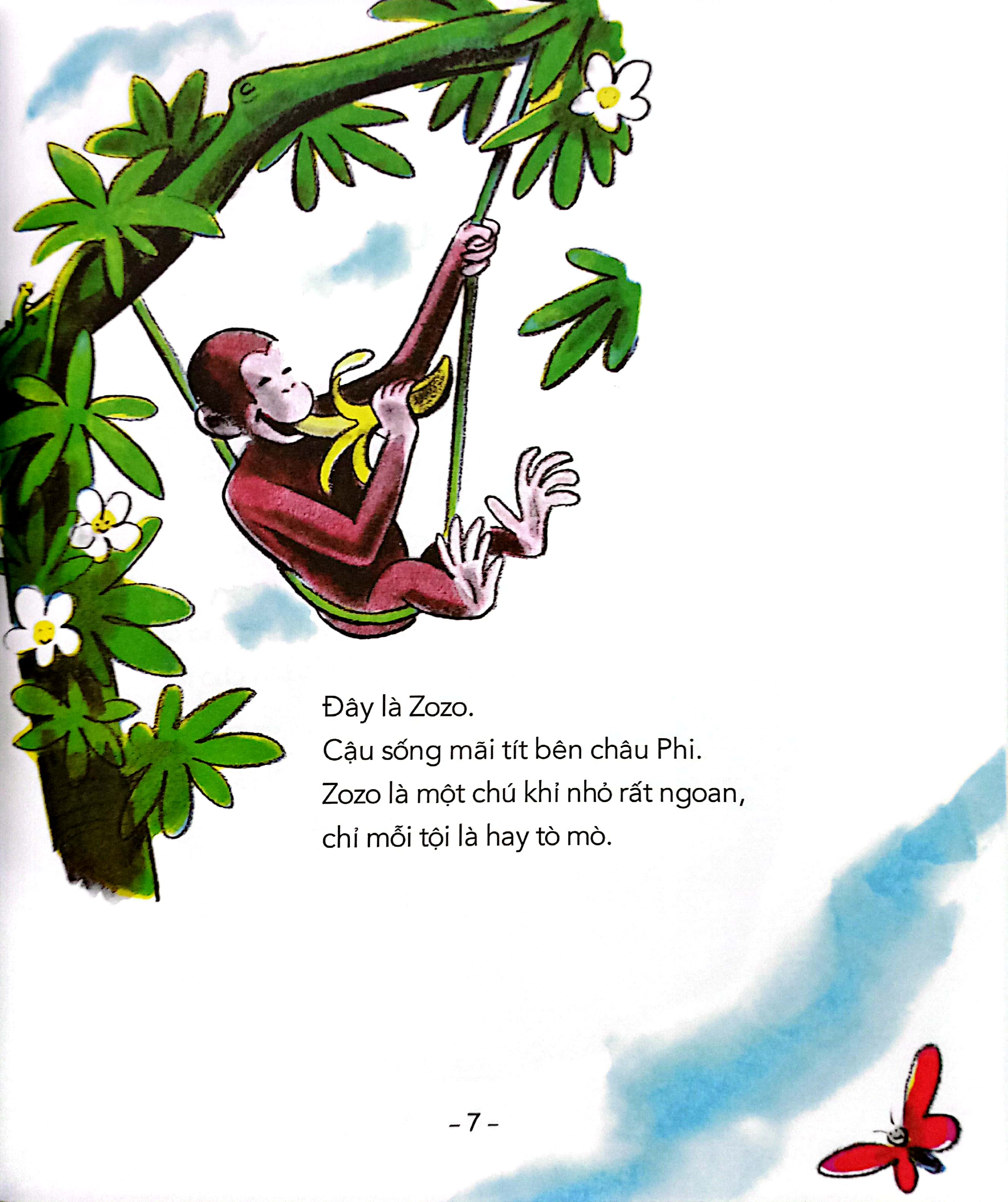 tủ sách văn học thiếu nhi kinh điển - zozo chú khỉ hiếu kỳ - khỉ zozo hiếu kỳ