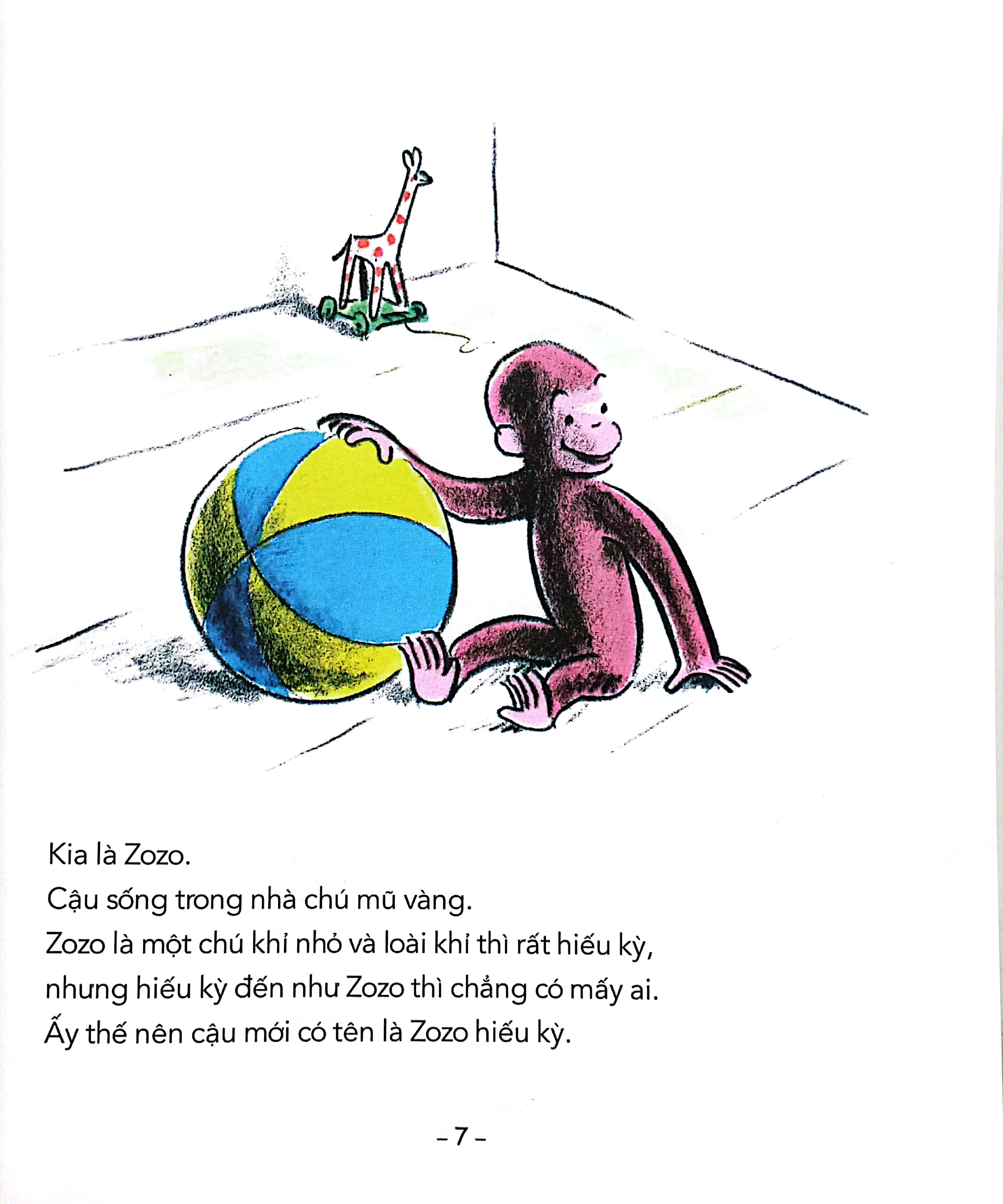 tủ sách văn học thiếu nhi kinh điển - zozo chú khỉ hiếu kỳ - khỉ zozo thả diều