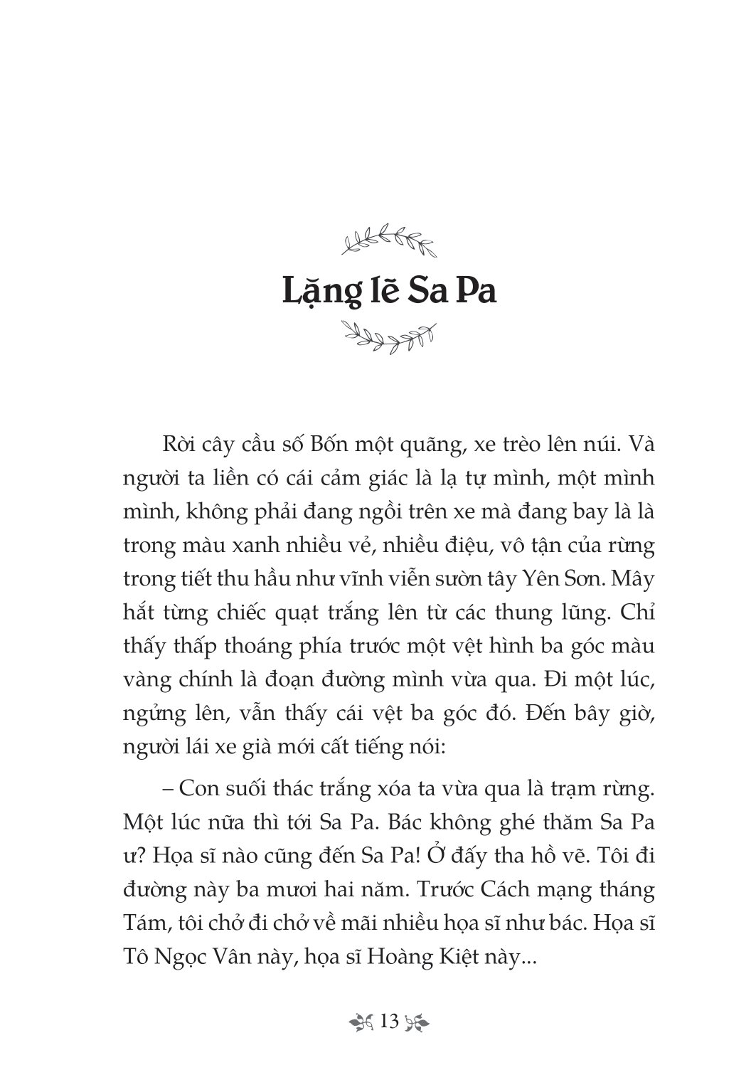 tủ sách văn học trong nhà trường - lặng lẽ sa pa