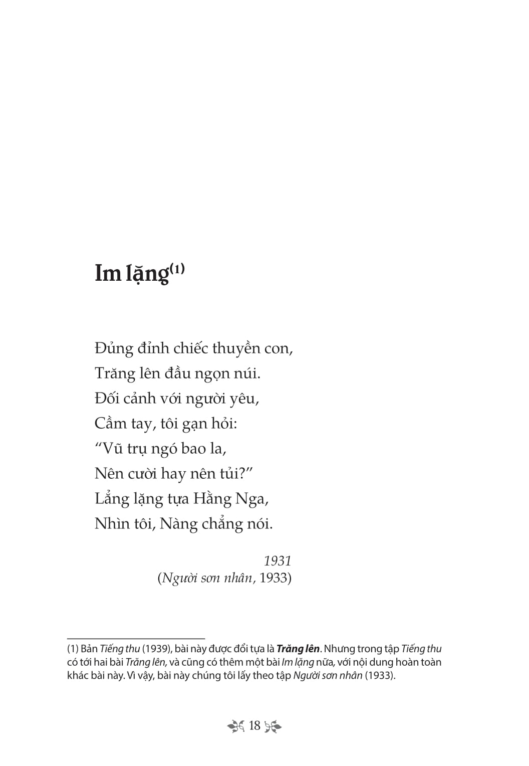 tủ sách văn học trong nhà trường - thơ lưu trọng lư